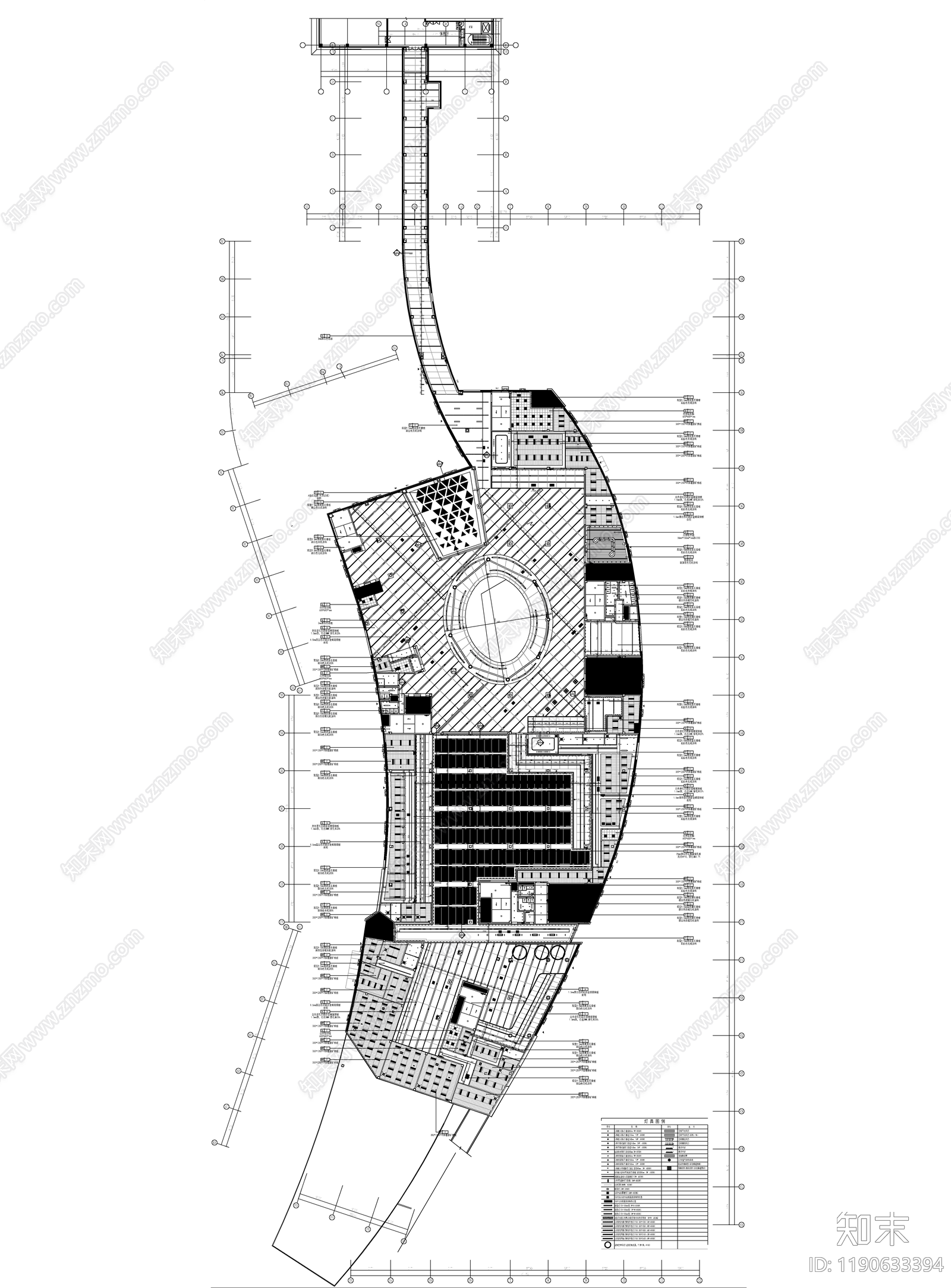 现代整体办公空间cad施工图下载【ID:1190633394】