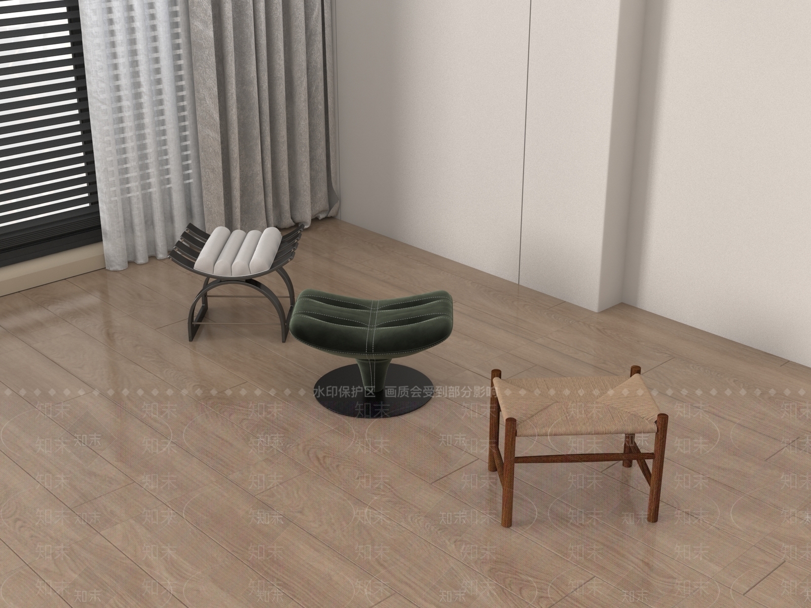 其他凳子3D模型下载【ID:1190634933】