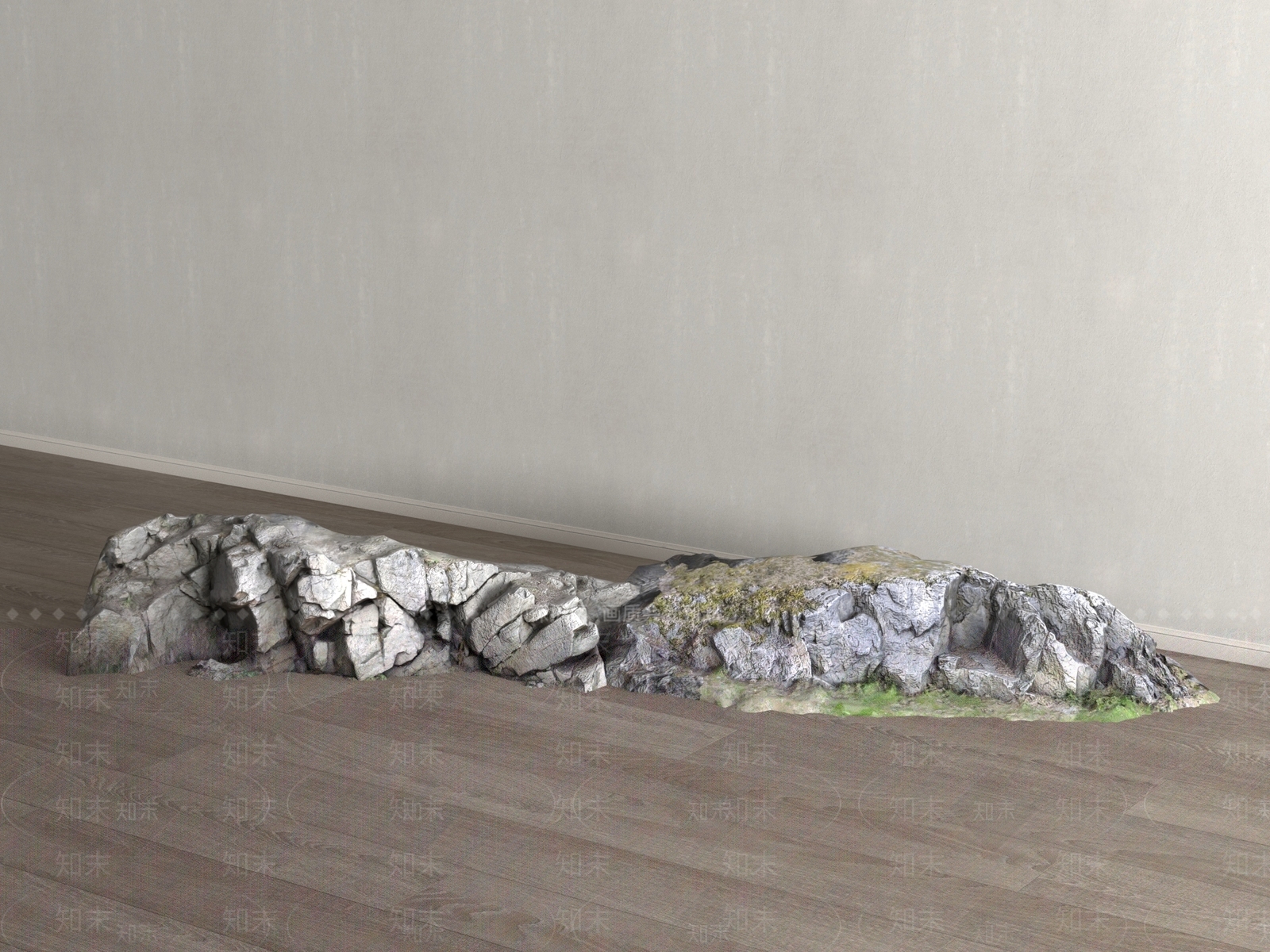 现代石头SU模型下载【ID:1190637078】