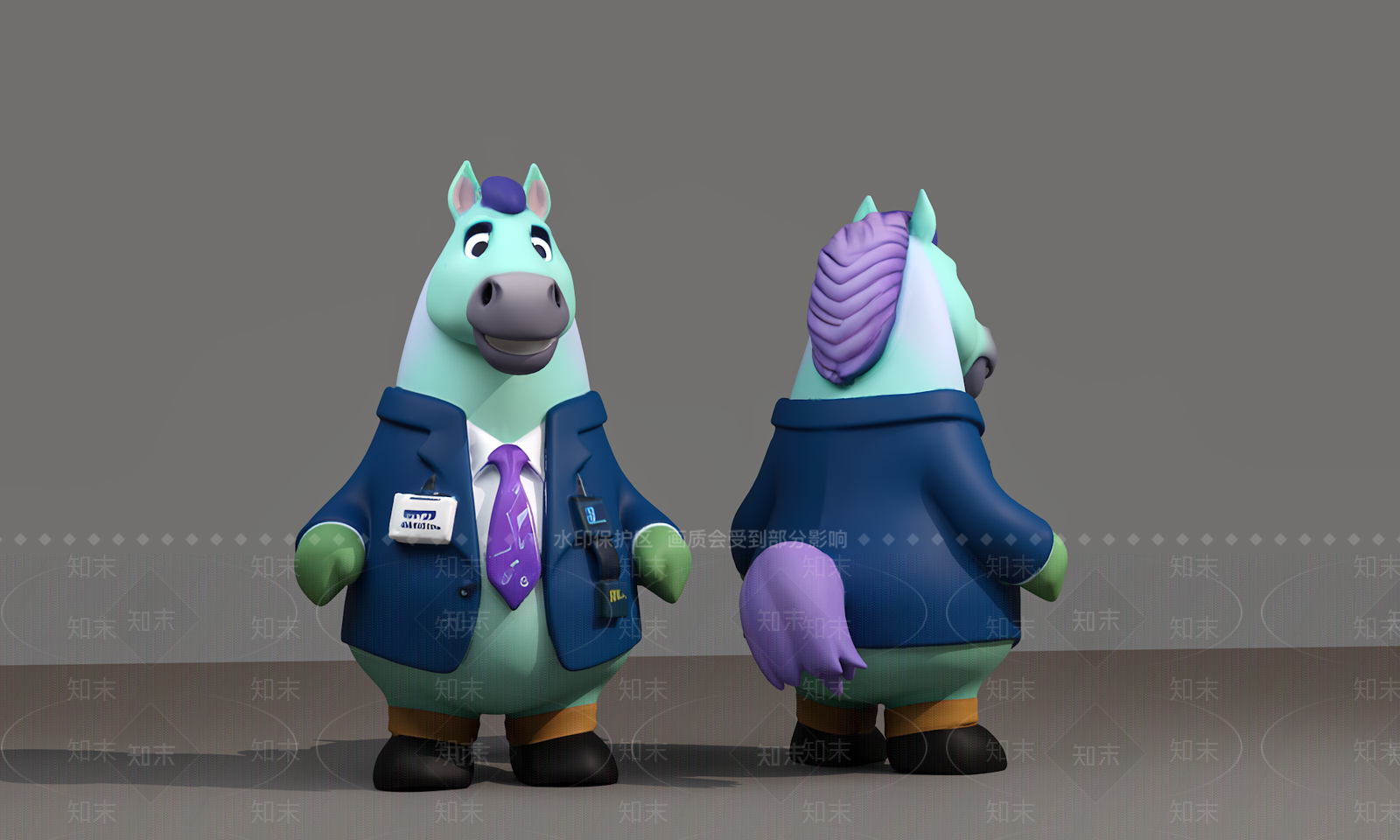 爬行类动物3D模型下载【ID:1190639740】
