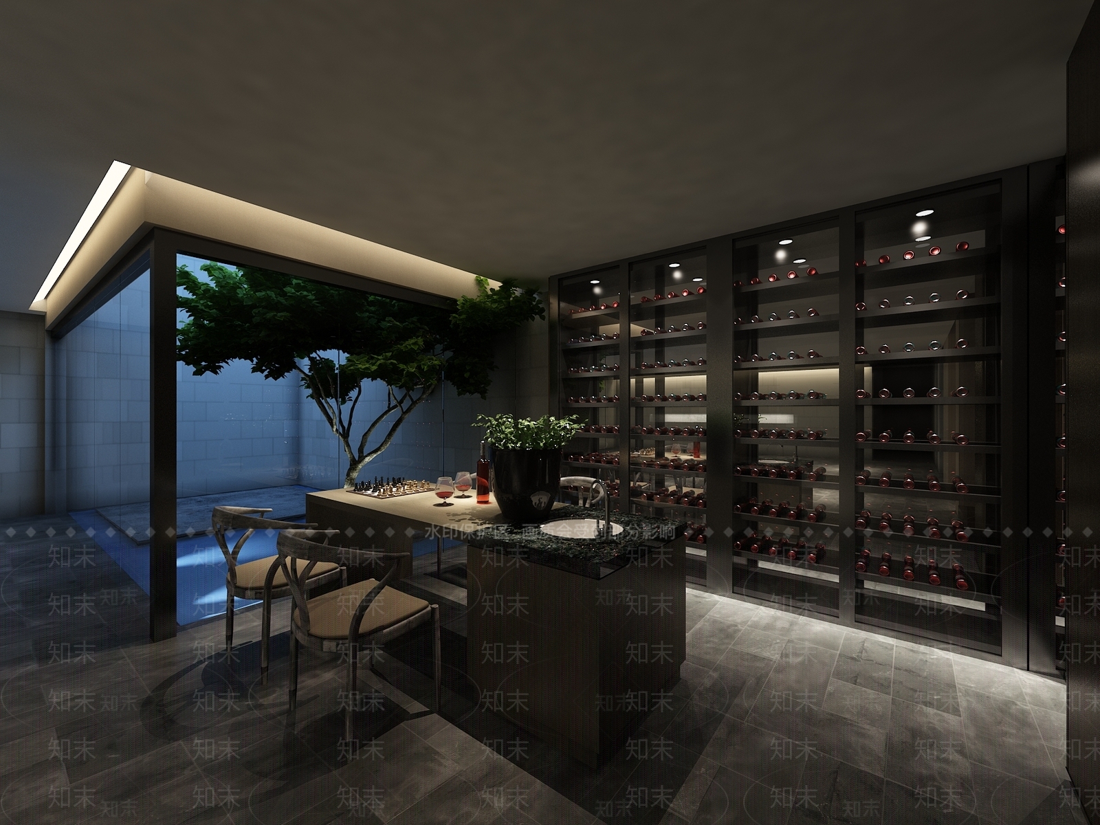 现代其他娱乐空间3D模型下载【ID:1190641618】