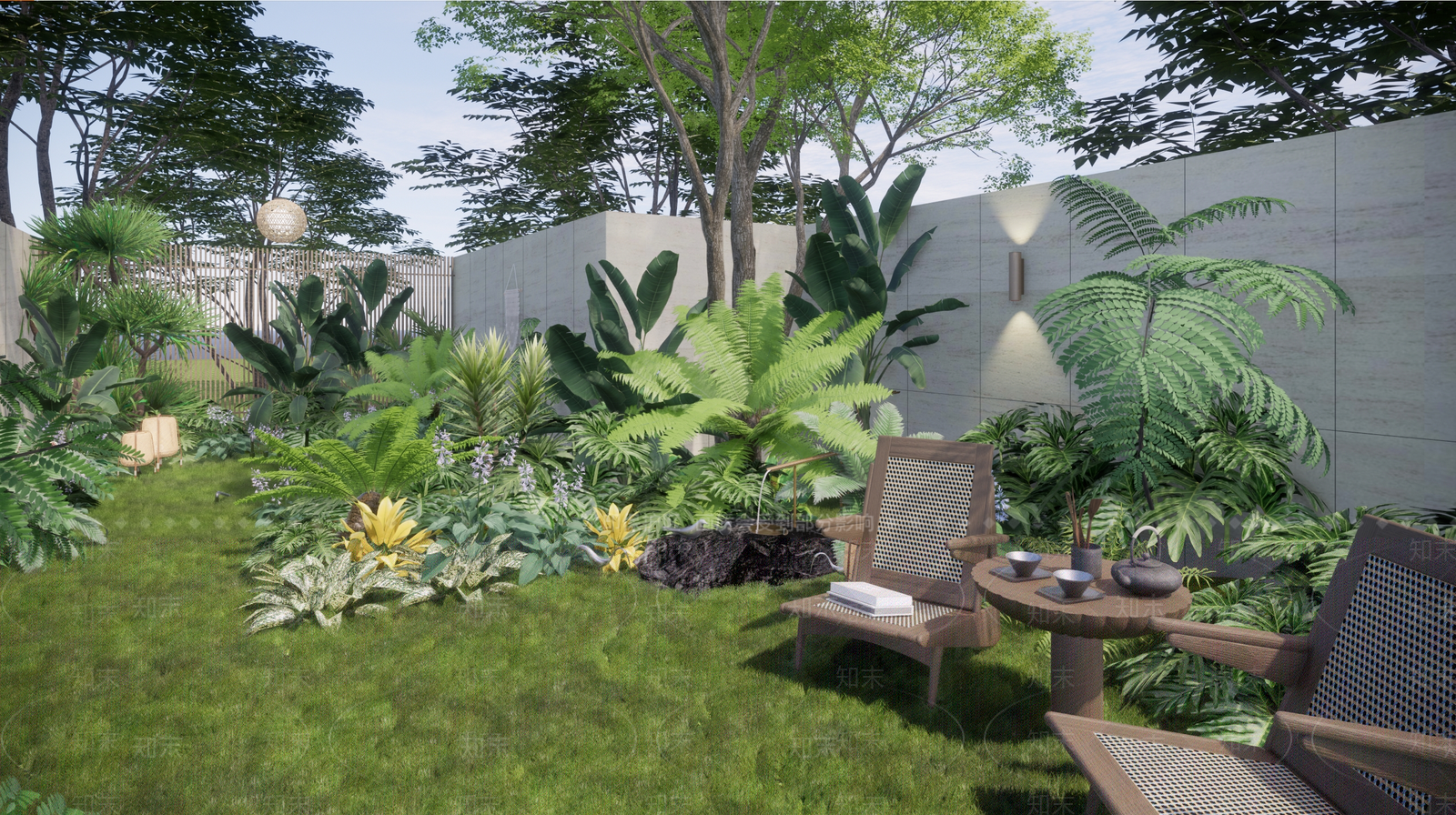 植物组合SU模型下载【ID:1190642207】