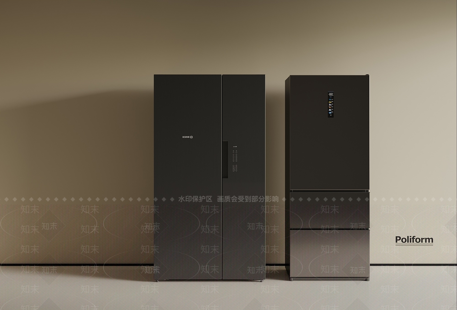 冰箱SU模型下载【ID:1190647461】