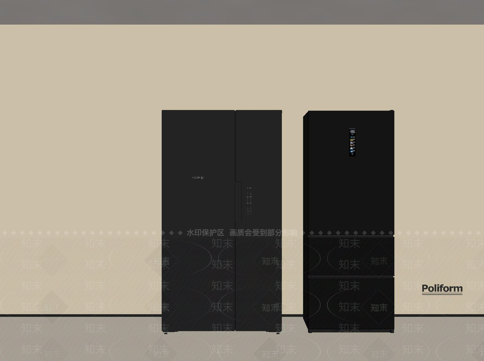 冰箱SU模型下载【ID:1190647461】