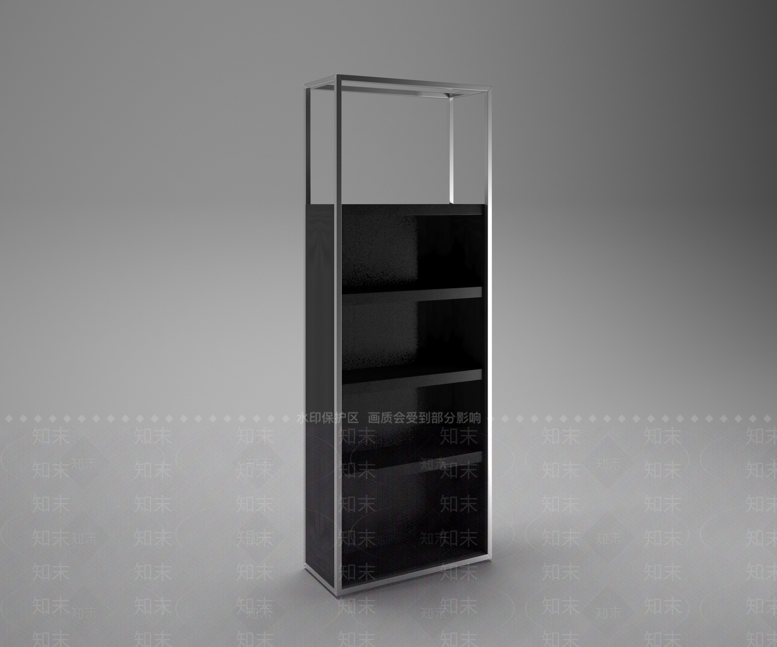 现代工业书柜3D模型下载【ID:1190651619】