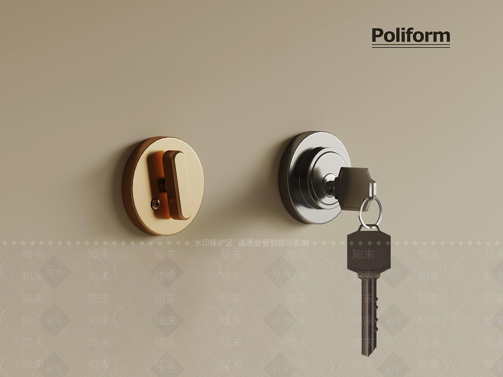 锁SU模型下载【ID:1190652726】