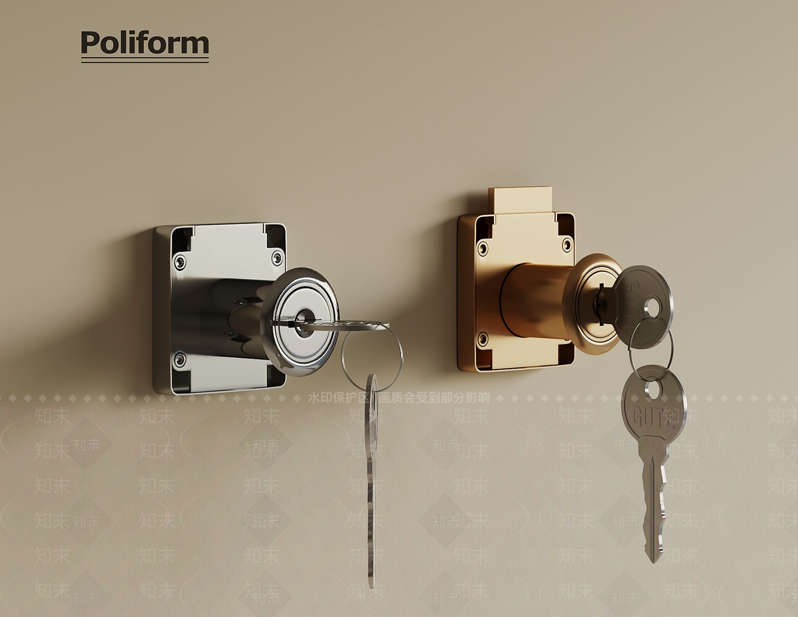 锁SU模型下载【ID:1190652903】