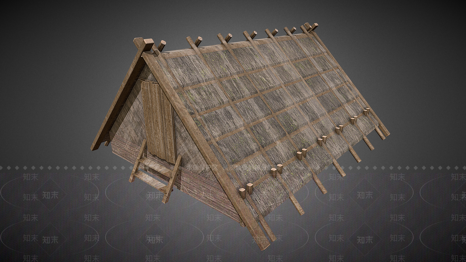 现代中式古建3D模型下载【ID:1190655805】