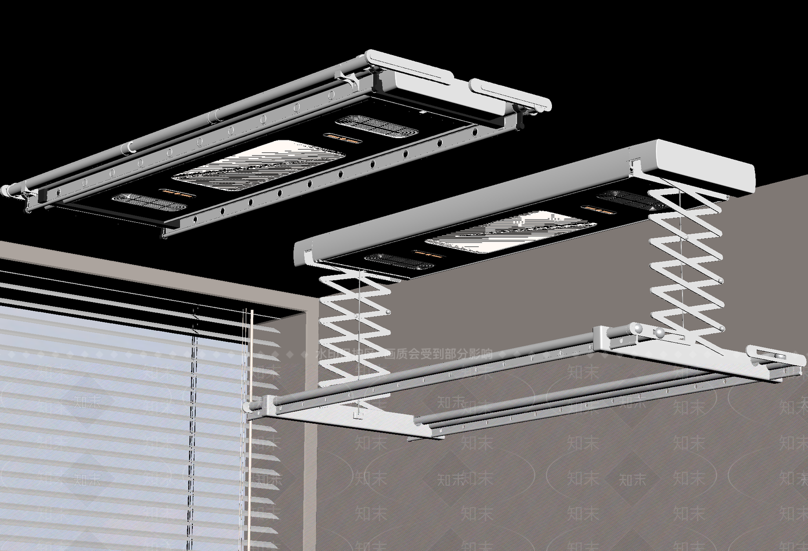 晾衣架SU模型下载【ID:1190662525】