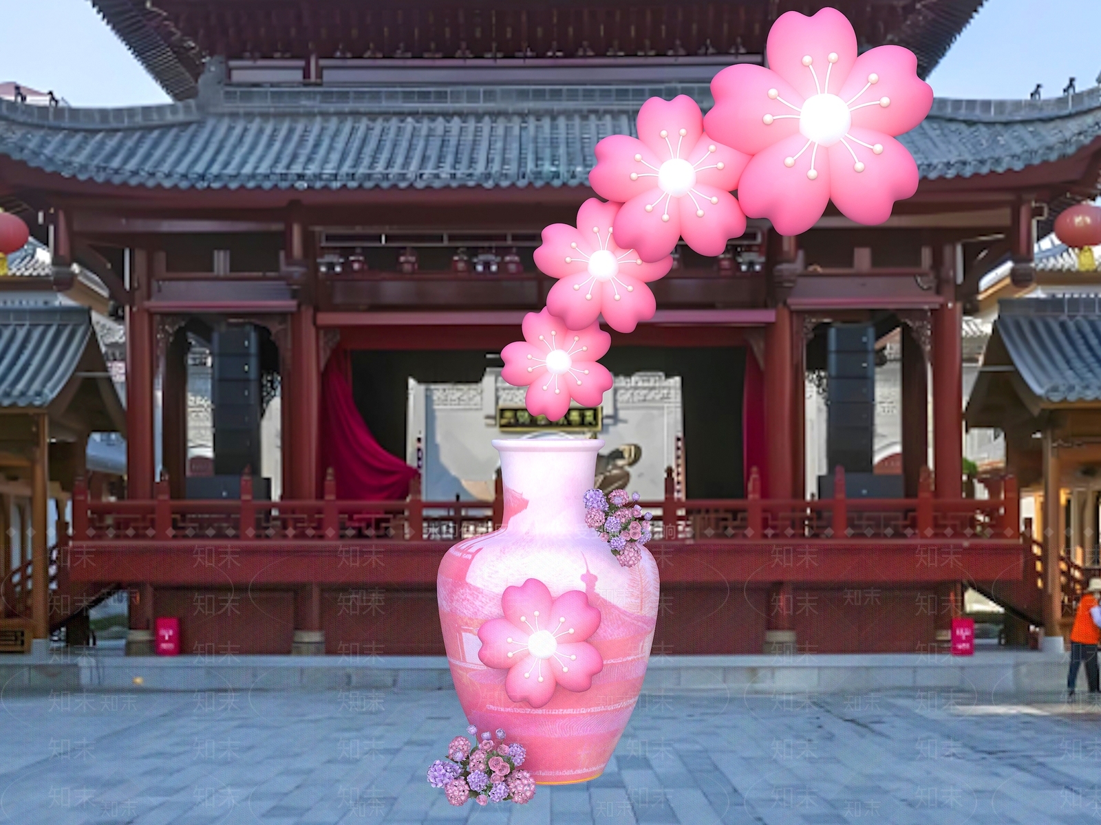 新中式中式美陈3D模型下载【ID:1190665473】