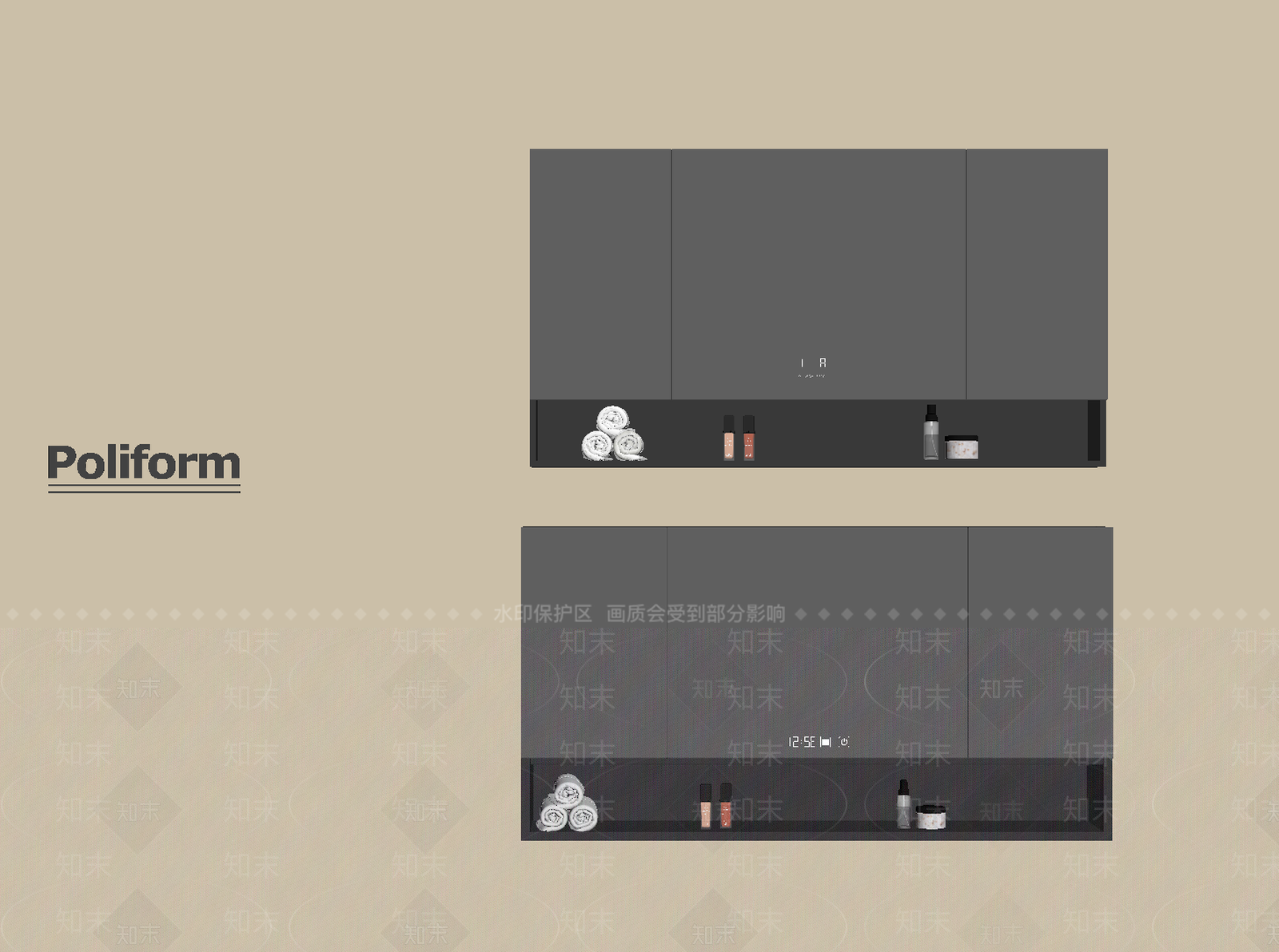 现代镜子SU模型下载【ID:1190667535】