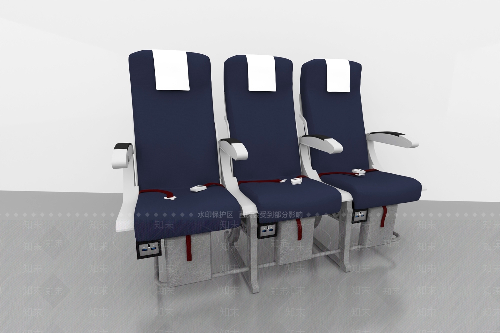 现代卡座沙发3D模型下载【ID:1190671710】