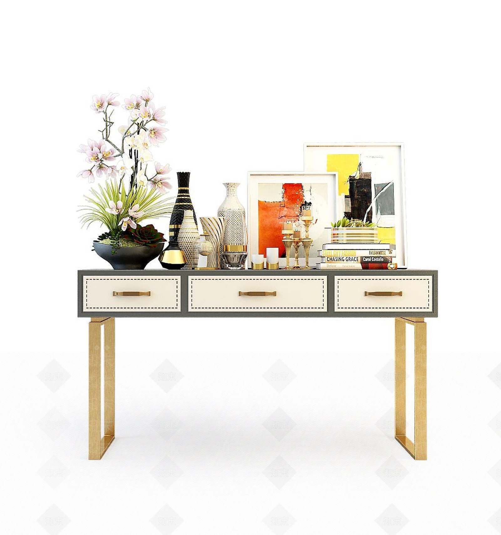 现代案几3D模型下载【ID:1190677894】