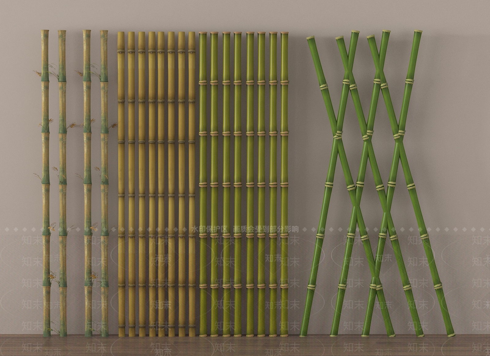竹子3D模型下载【ID:1190681916】