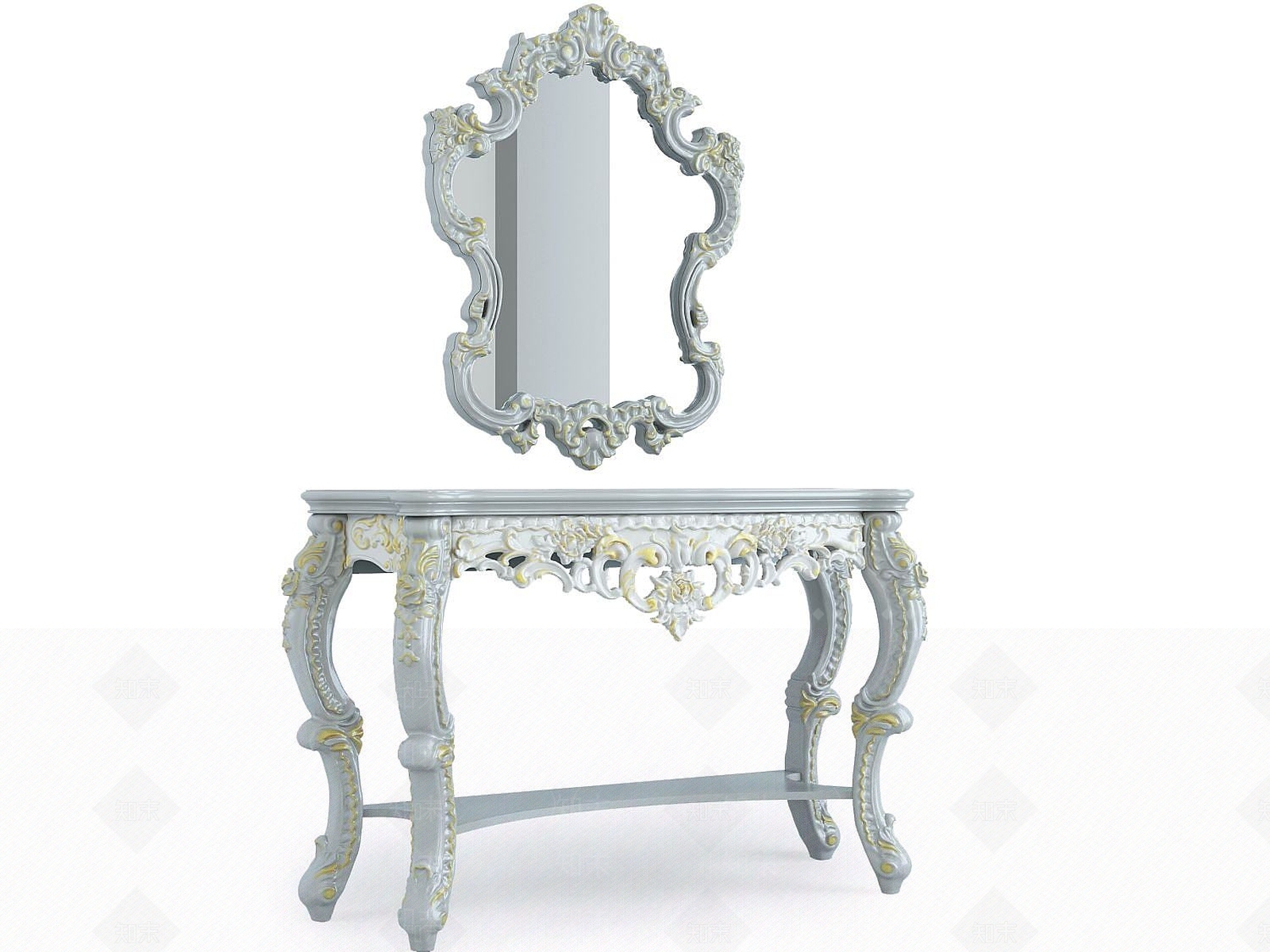 现代案几3D模型下载【ID:1190684720】