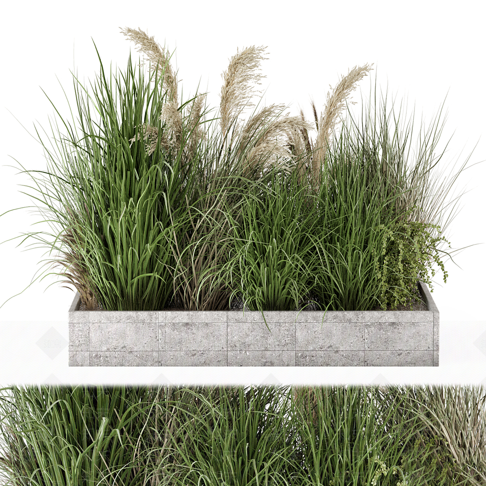 花坛3D模型下载【ID:1190685950】