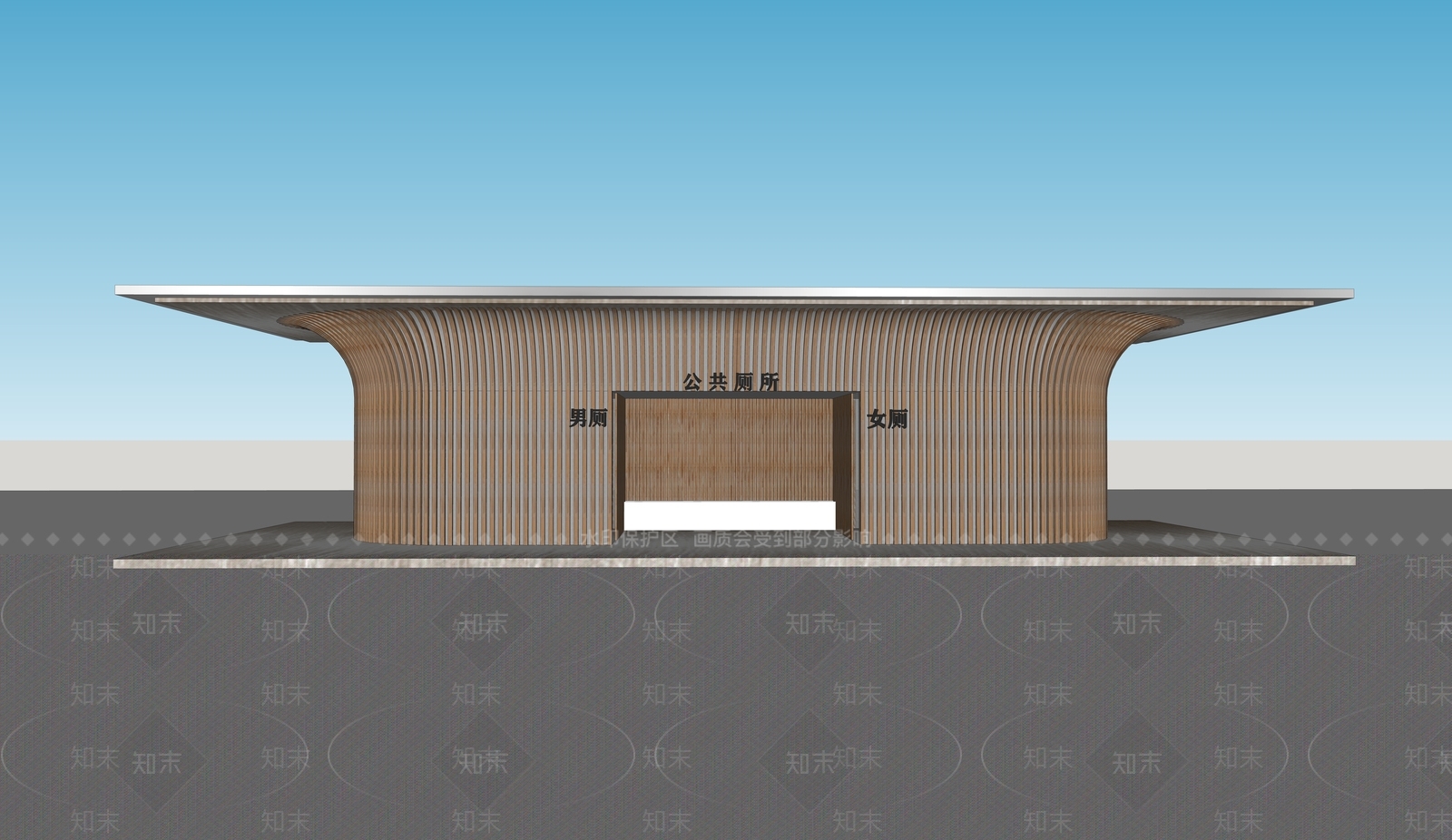 现代小公建SU模型下载【ID:1190689710】