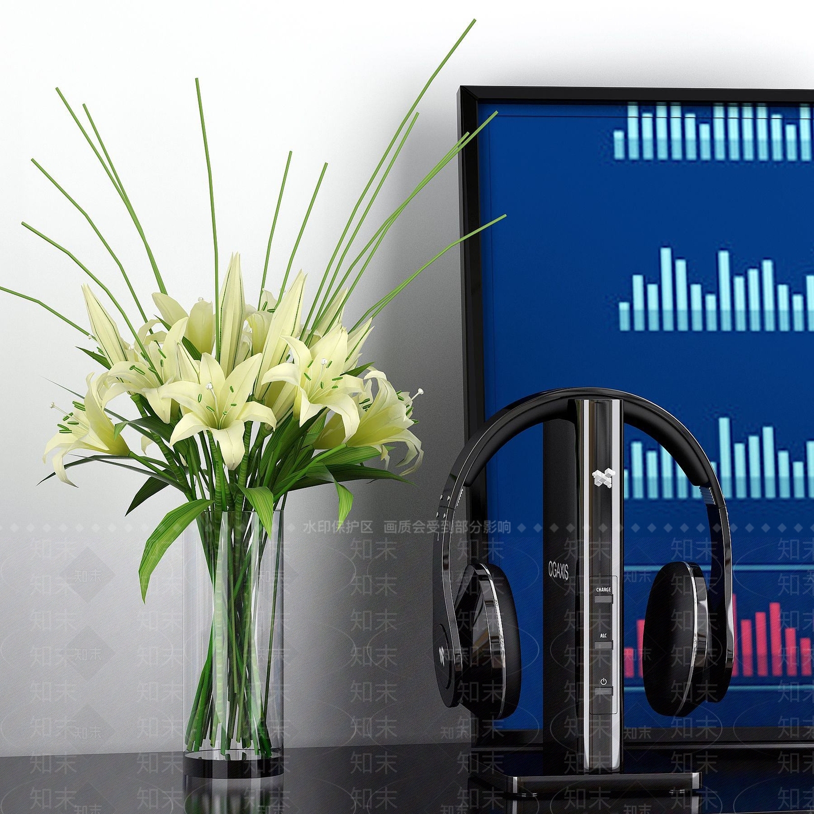 现代耳机3D模型下载【ID:1190689693】