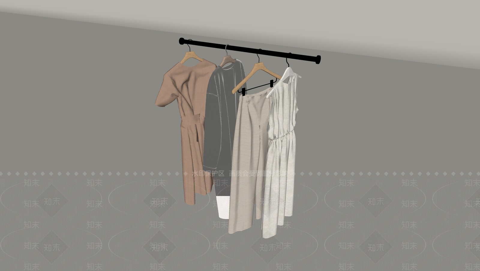 衣服SU模型下载【ID:1190694221】