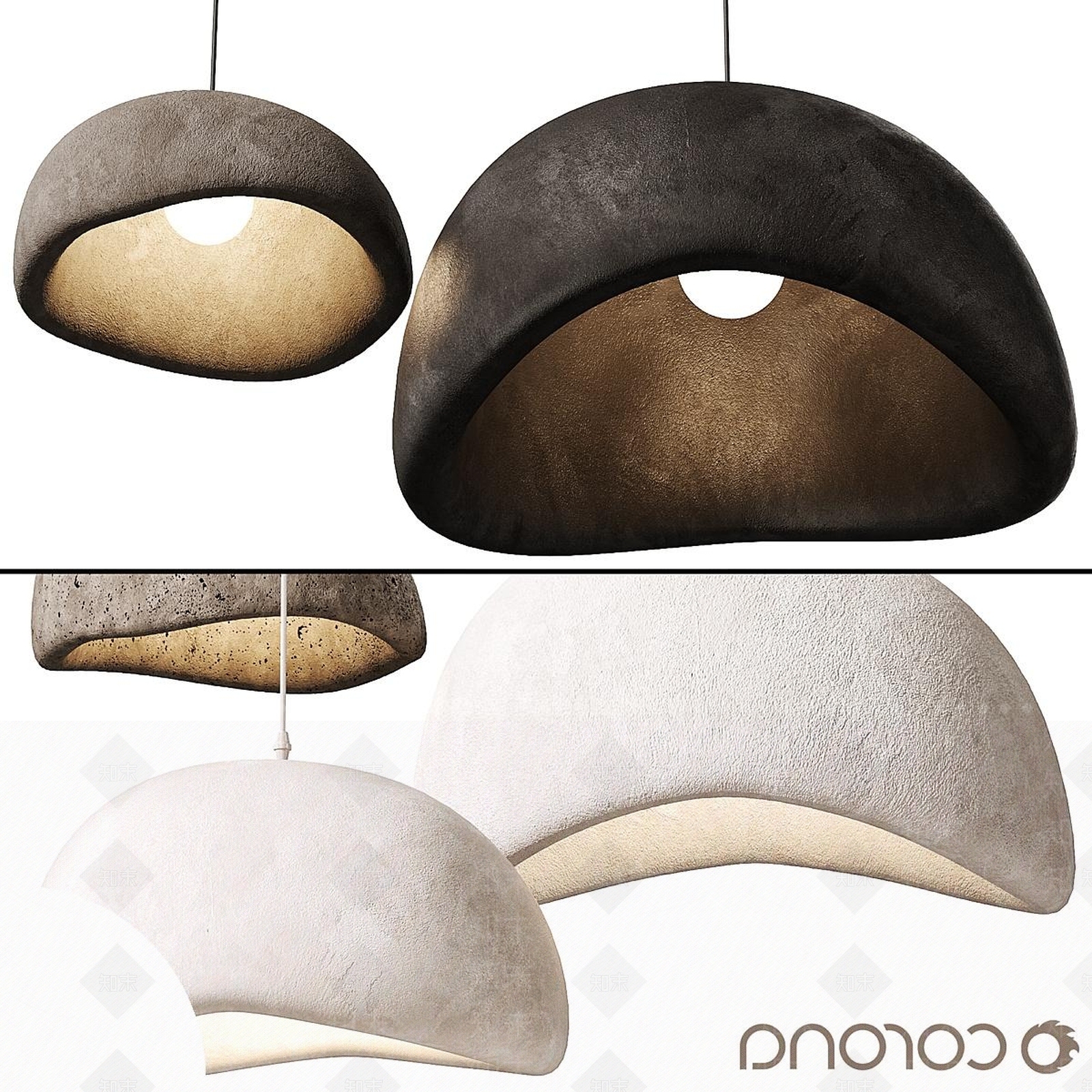 侘寂吊灯3D模型下载【ID:1190696127】