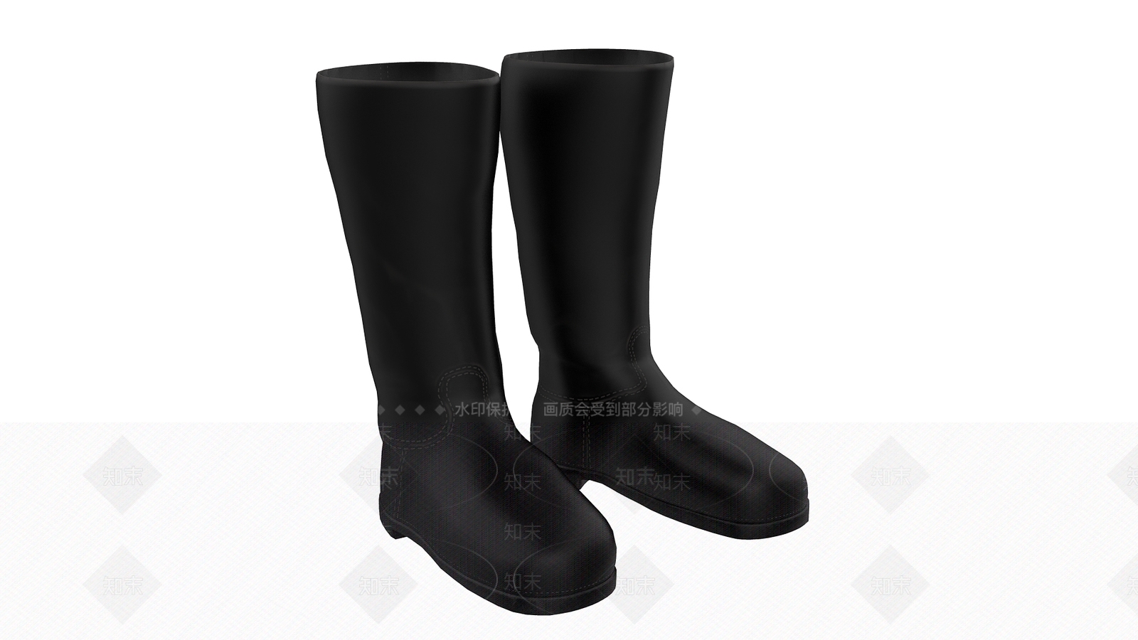 现代靴子3D模型下载【ID:1190697597】