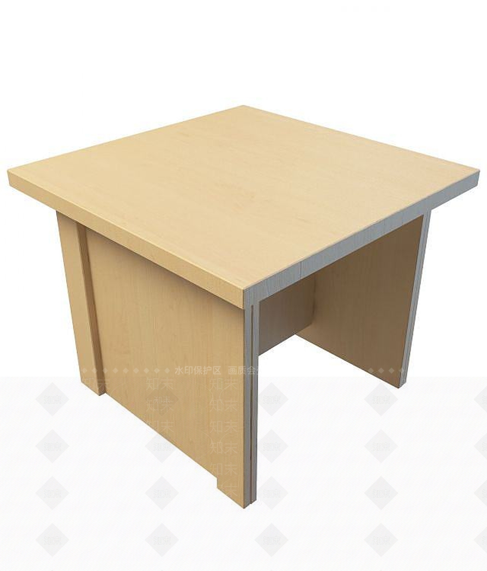 现代边几桌3D模型下载【ID:1190697649】