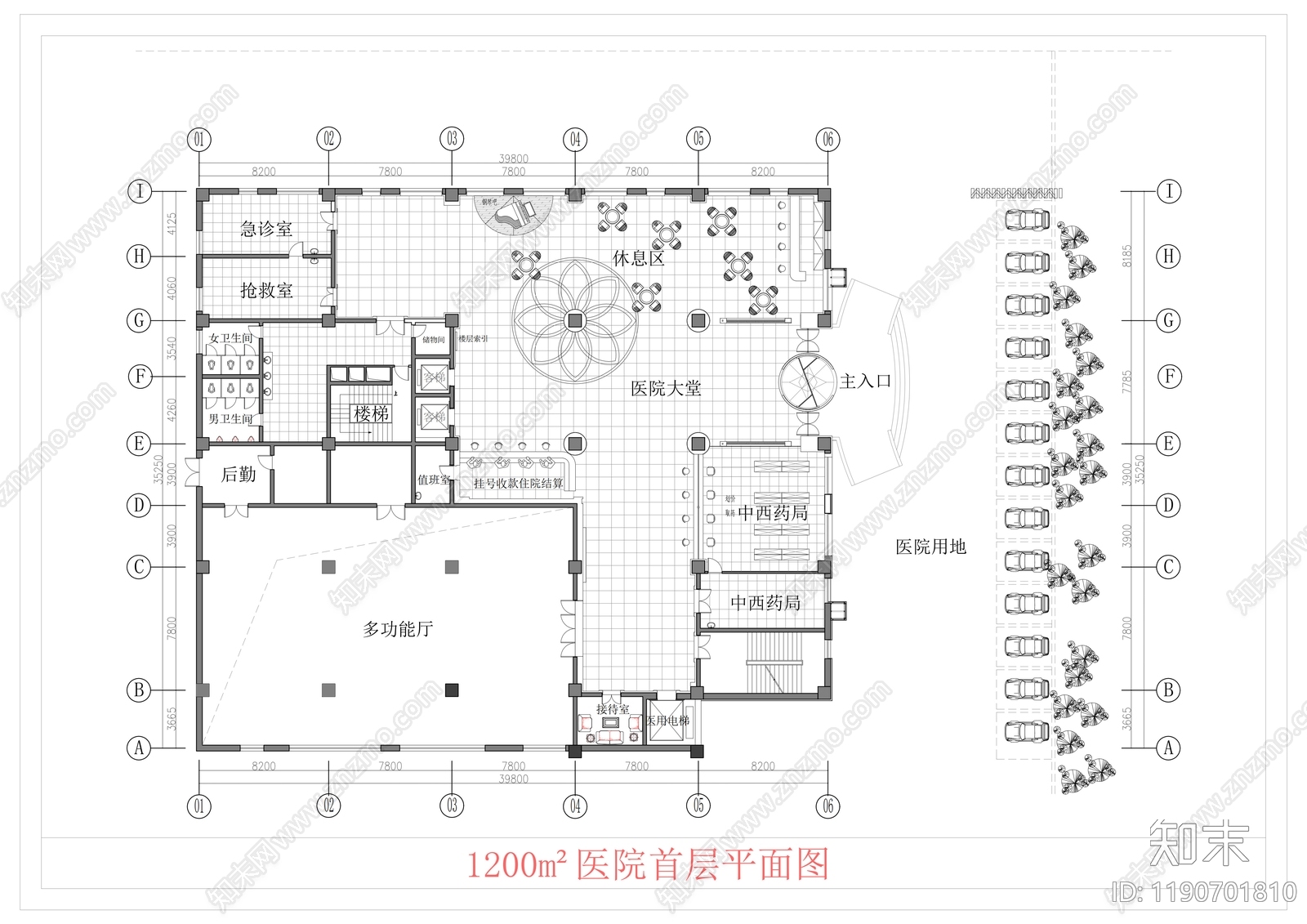 现代医院施工图下载【ID:1190701810】