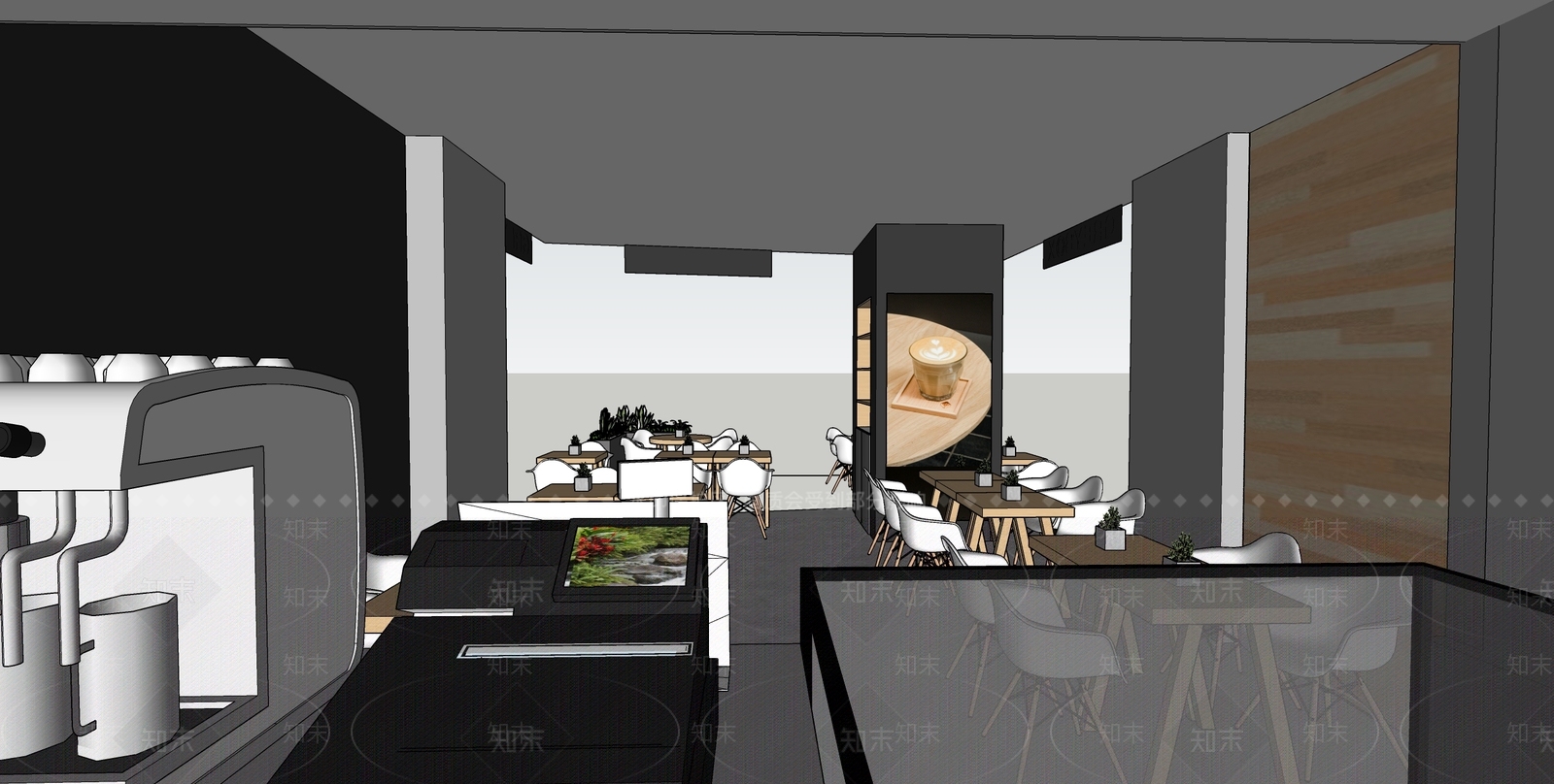 现代其他店铺SU模型下载【ID:1190702114】