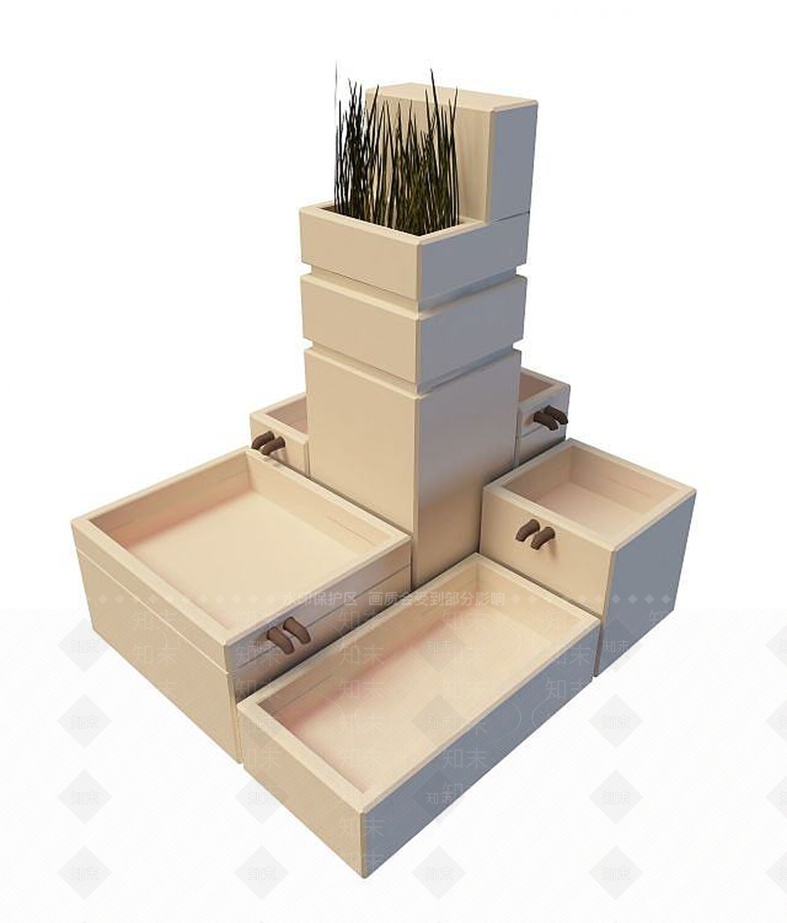 现代其他景观小品3D模型下载【ID:1190709496】