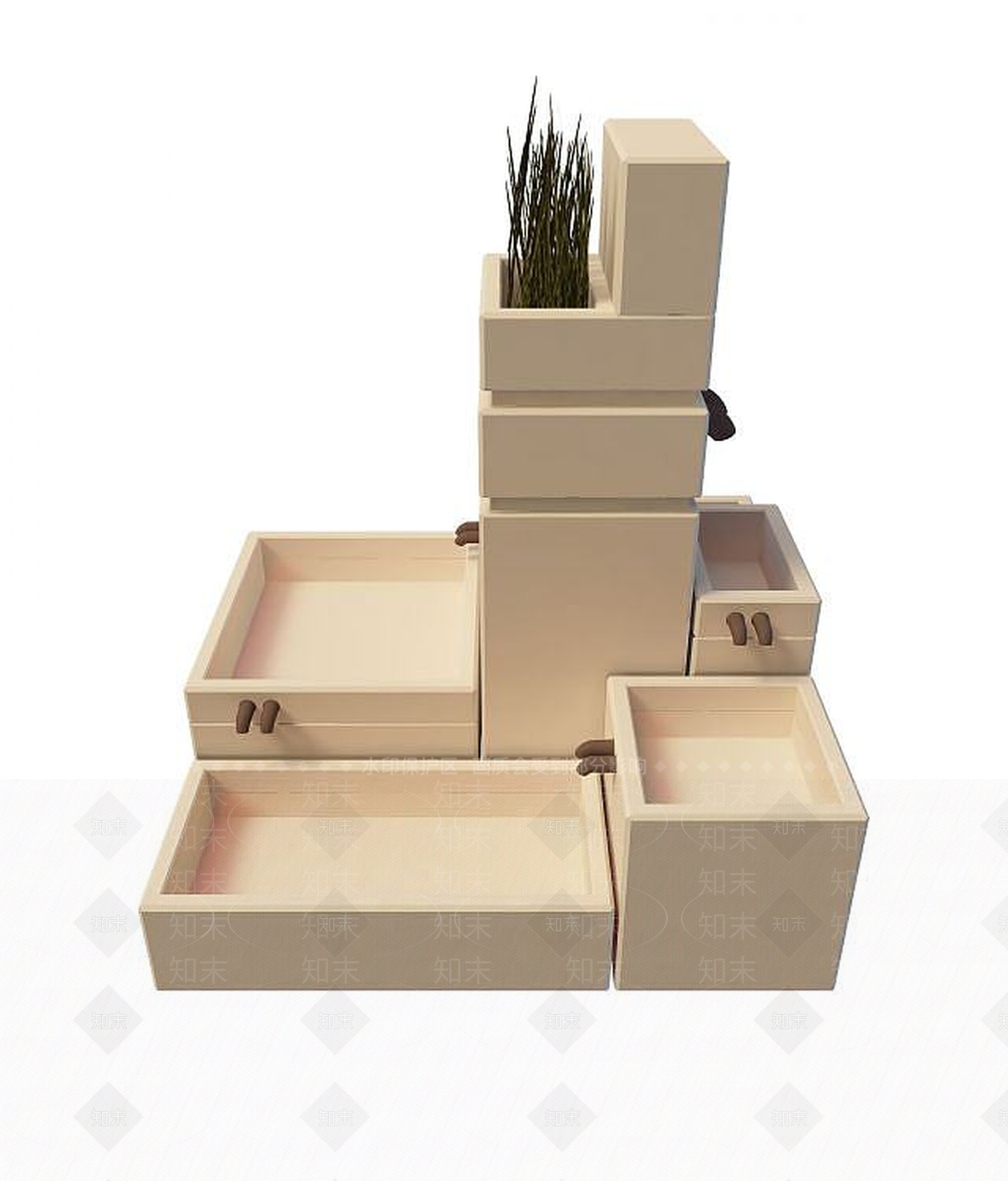 现代其他景观小品3D模型下载【ID:1190709496】