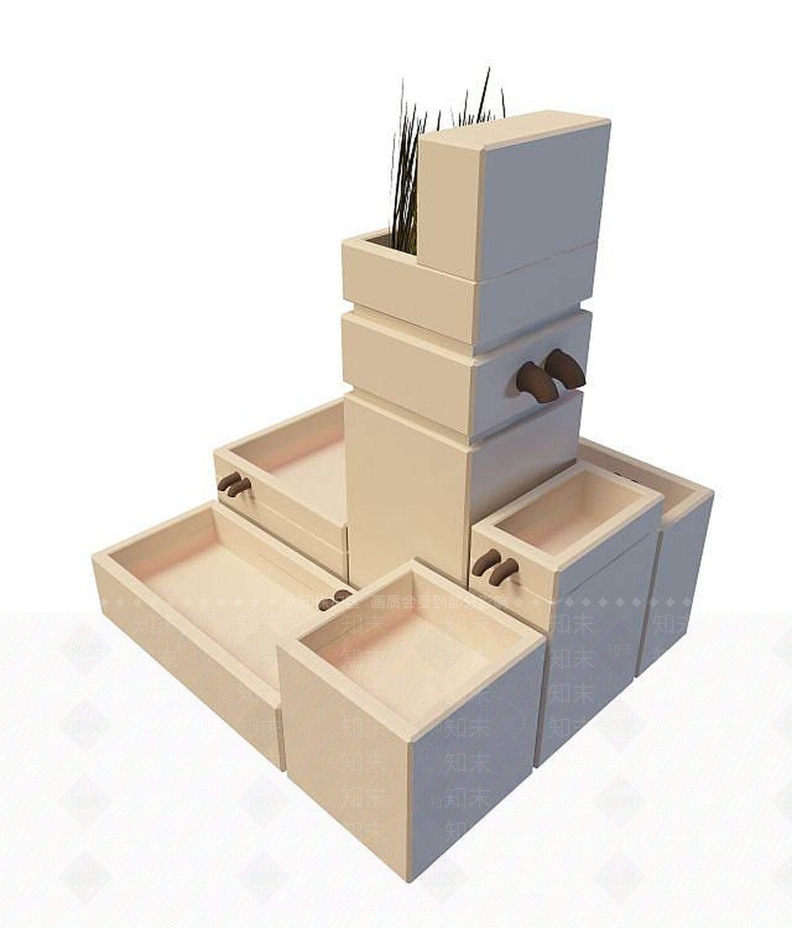 现代其他景观小品3D模型下载【ID:1190709496】