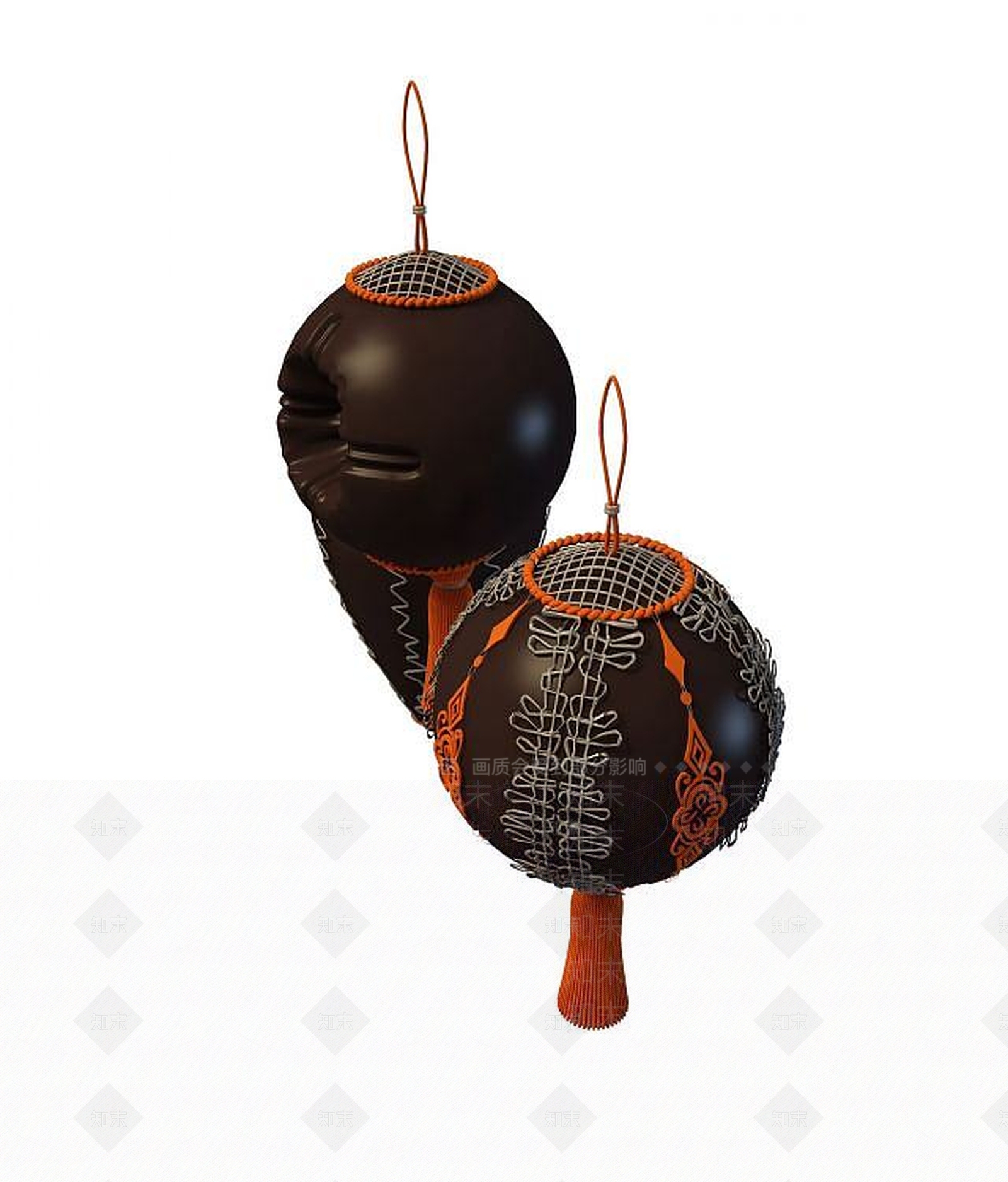 现代摆件组合3D模型下载【ID:1190711464】