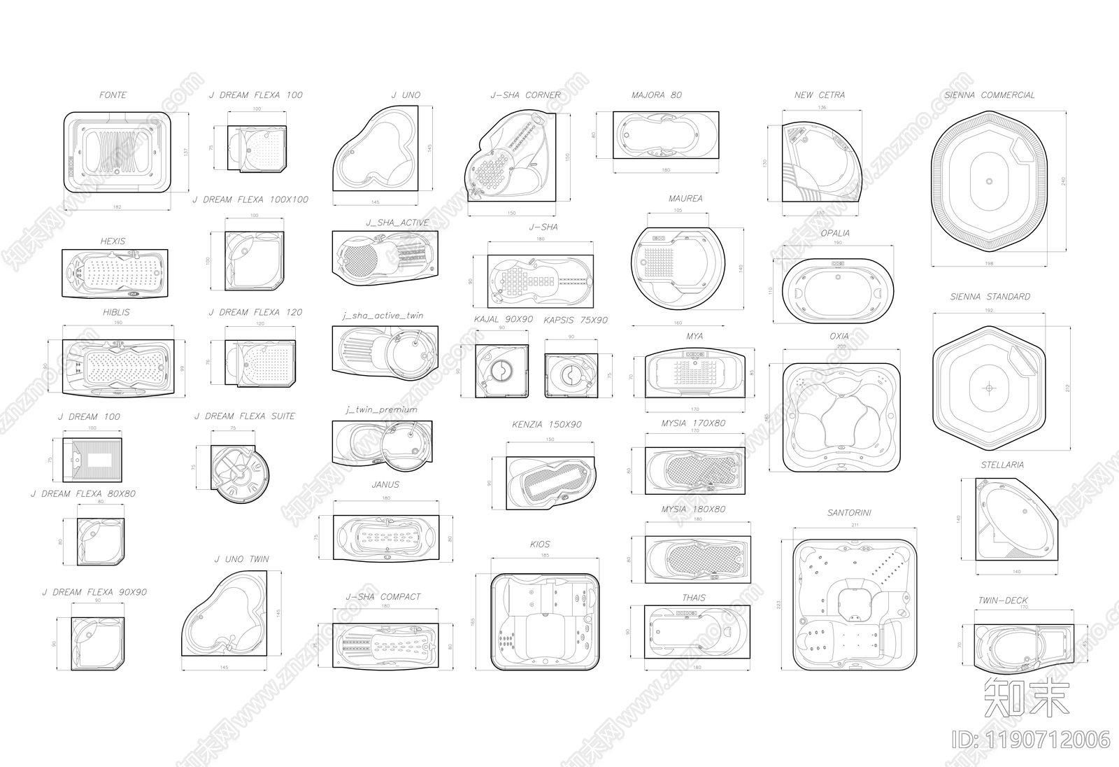 卫浴设施施工图下载【ID:1190712006】