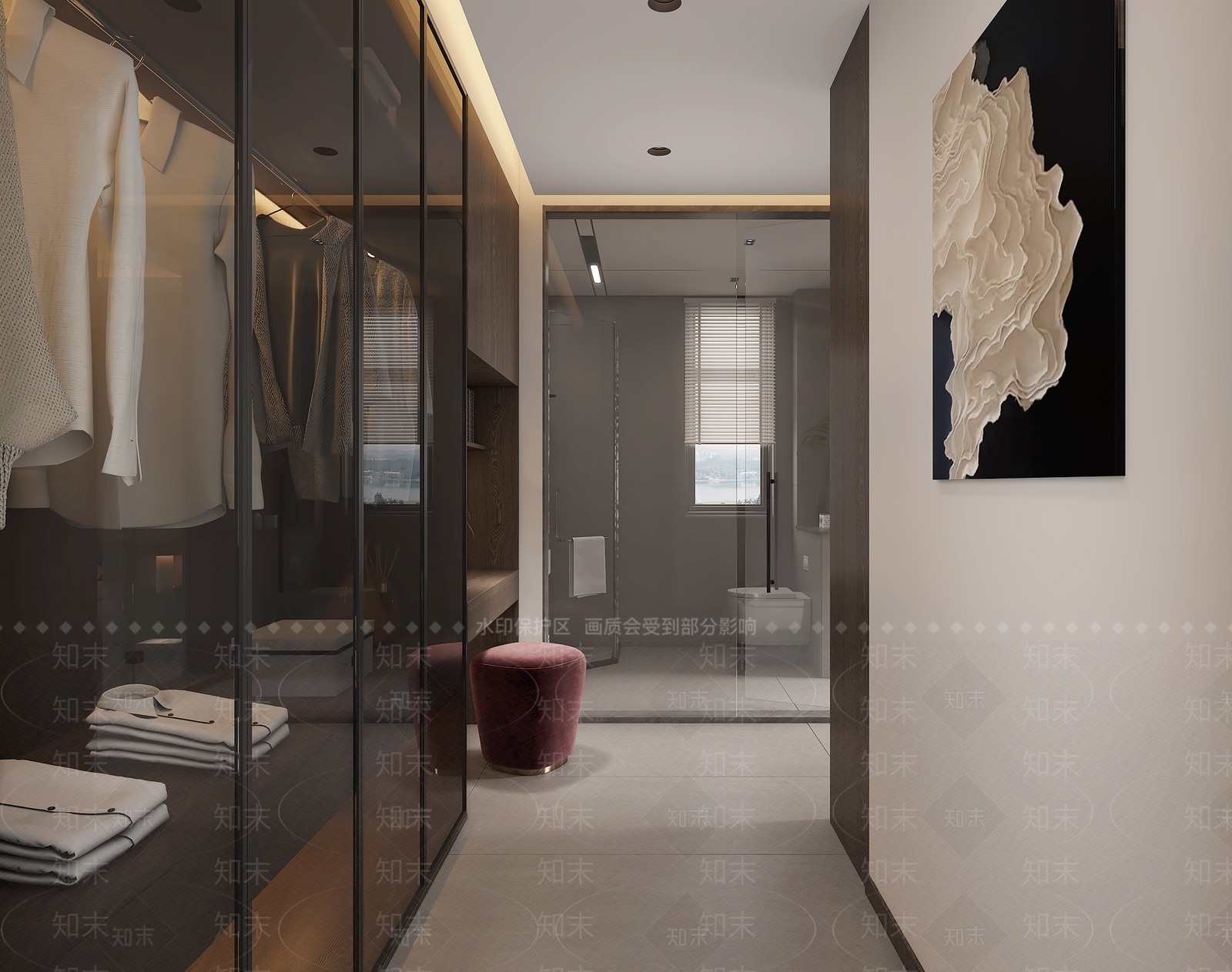 现代意式家居卧室3D模型下载【ID:1190713153】