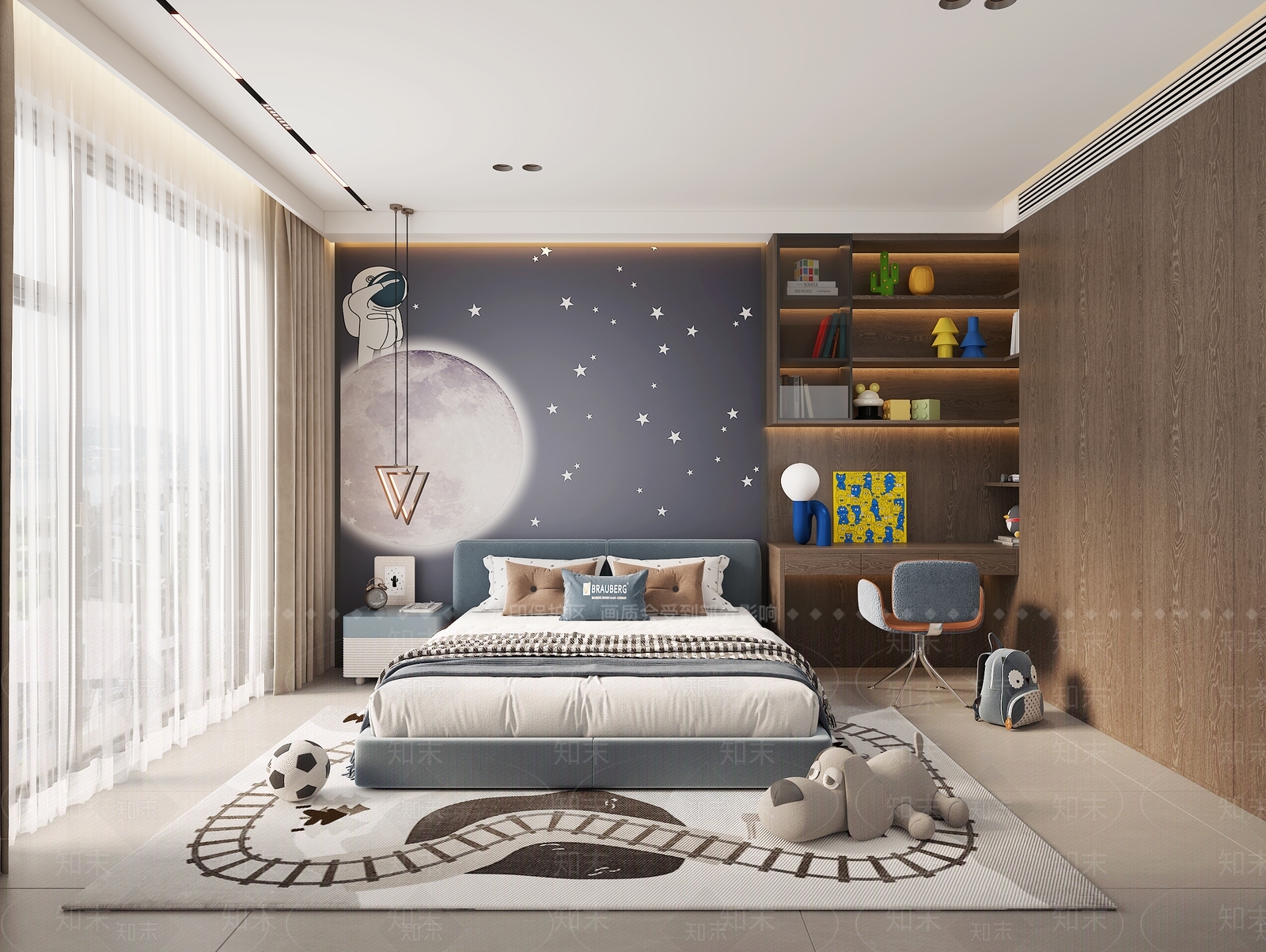 现代家居卧室3D模型下载【ID:1190714684】