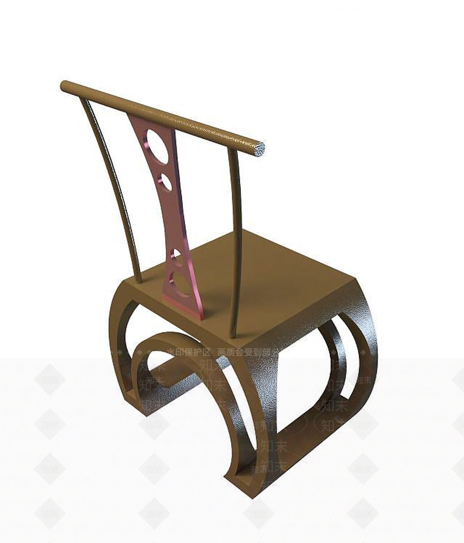 现代休闲椅3D模型下载【ID:1199577487】