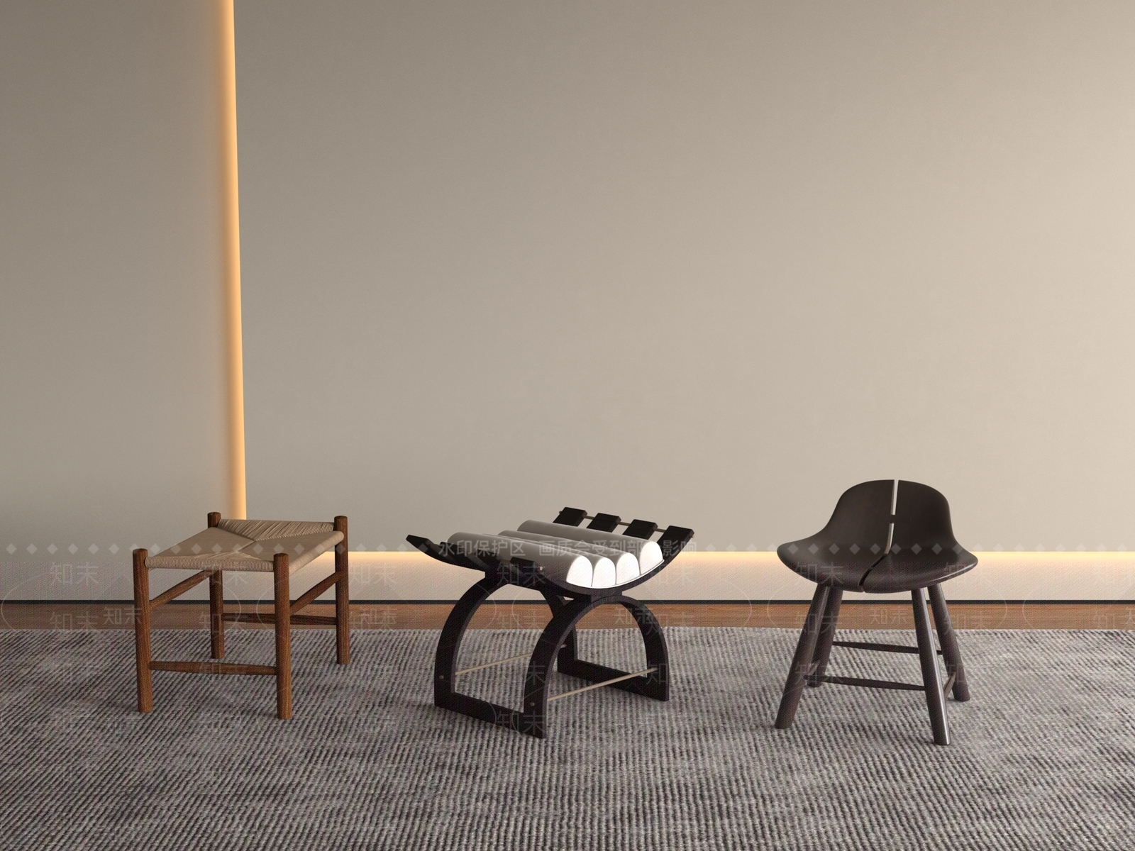 其他凳子3D模型下载【ID:1190716600】