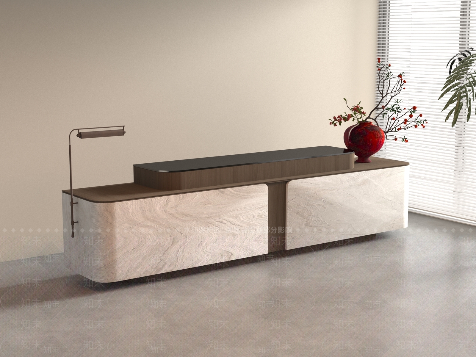 现代收银台3D模型下载【ID:1190716603】