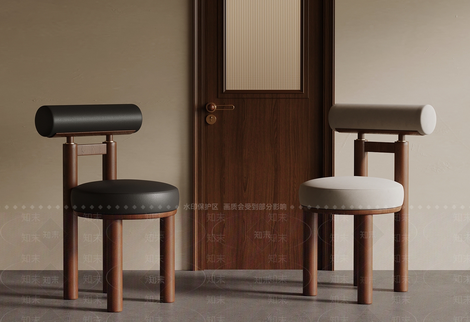 中古餐桌椅3D模型下载【ID:1190716939】