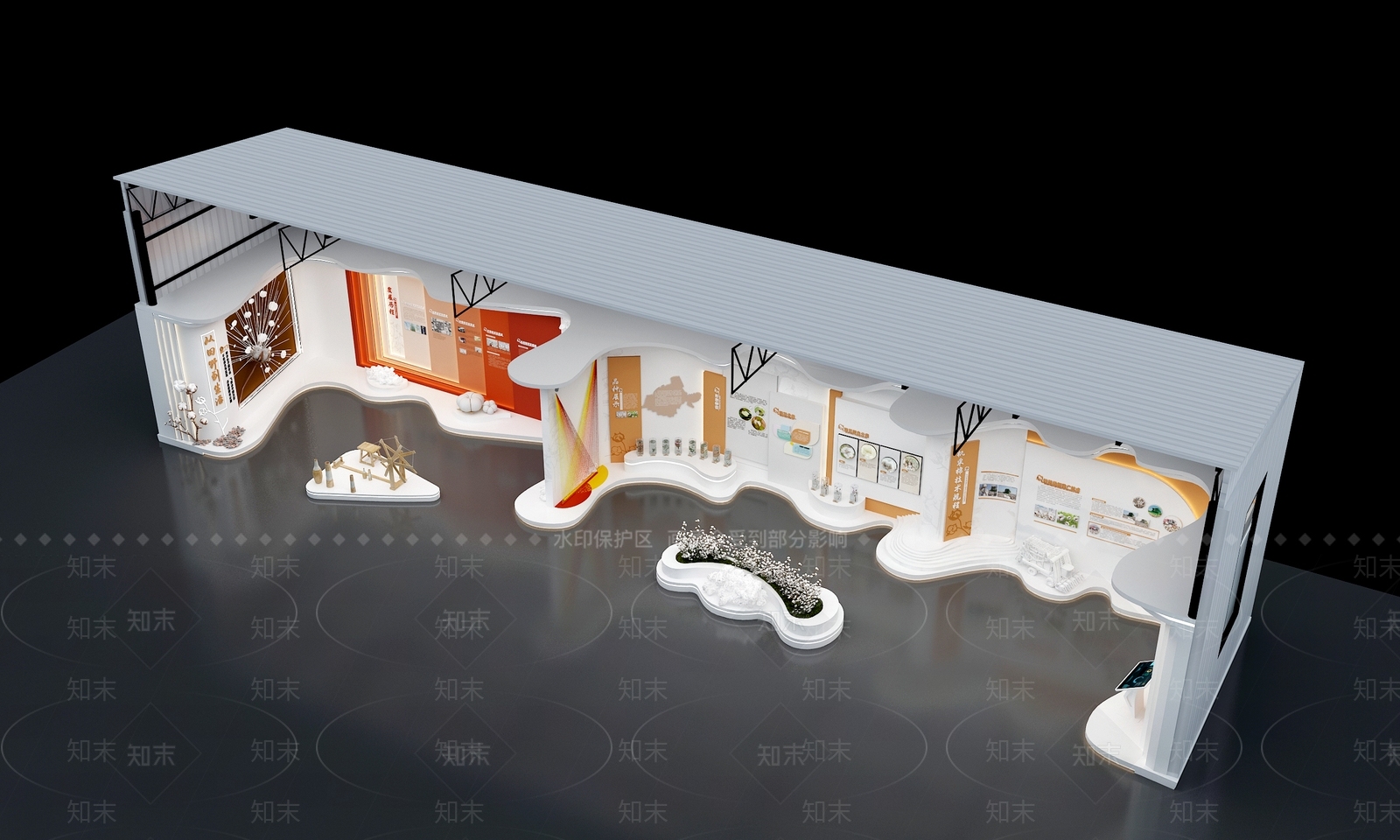 现代其他展厅3D模型下载【ID:1190717397】