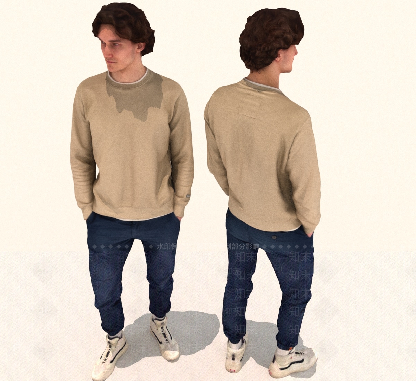 男人3D模型下载【ID:1190718230】