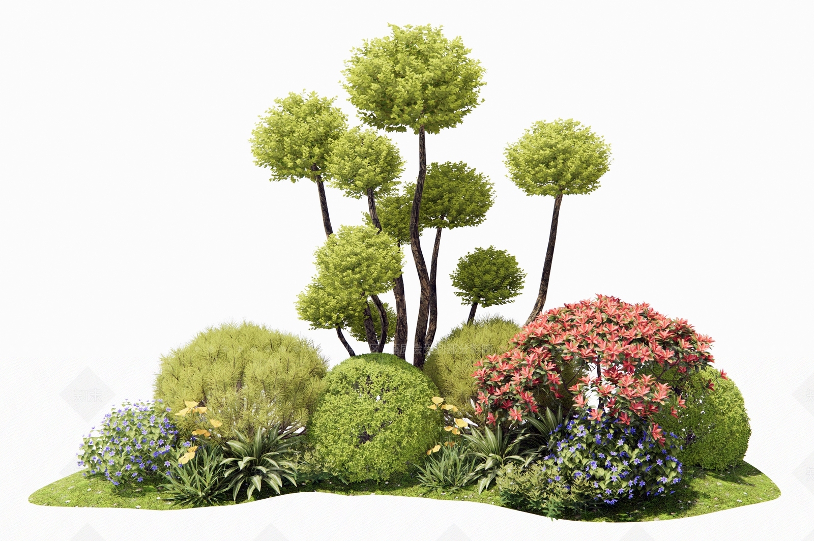 灌木3D模型下载【ID:1190718476】