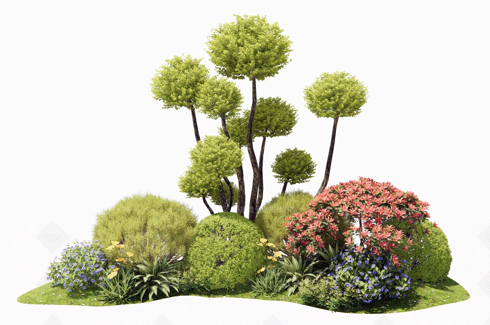 灌木SU模型下载【ID:1190718680】