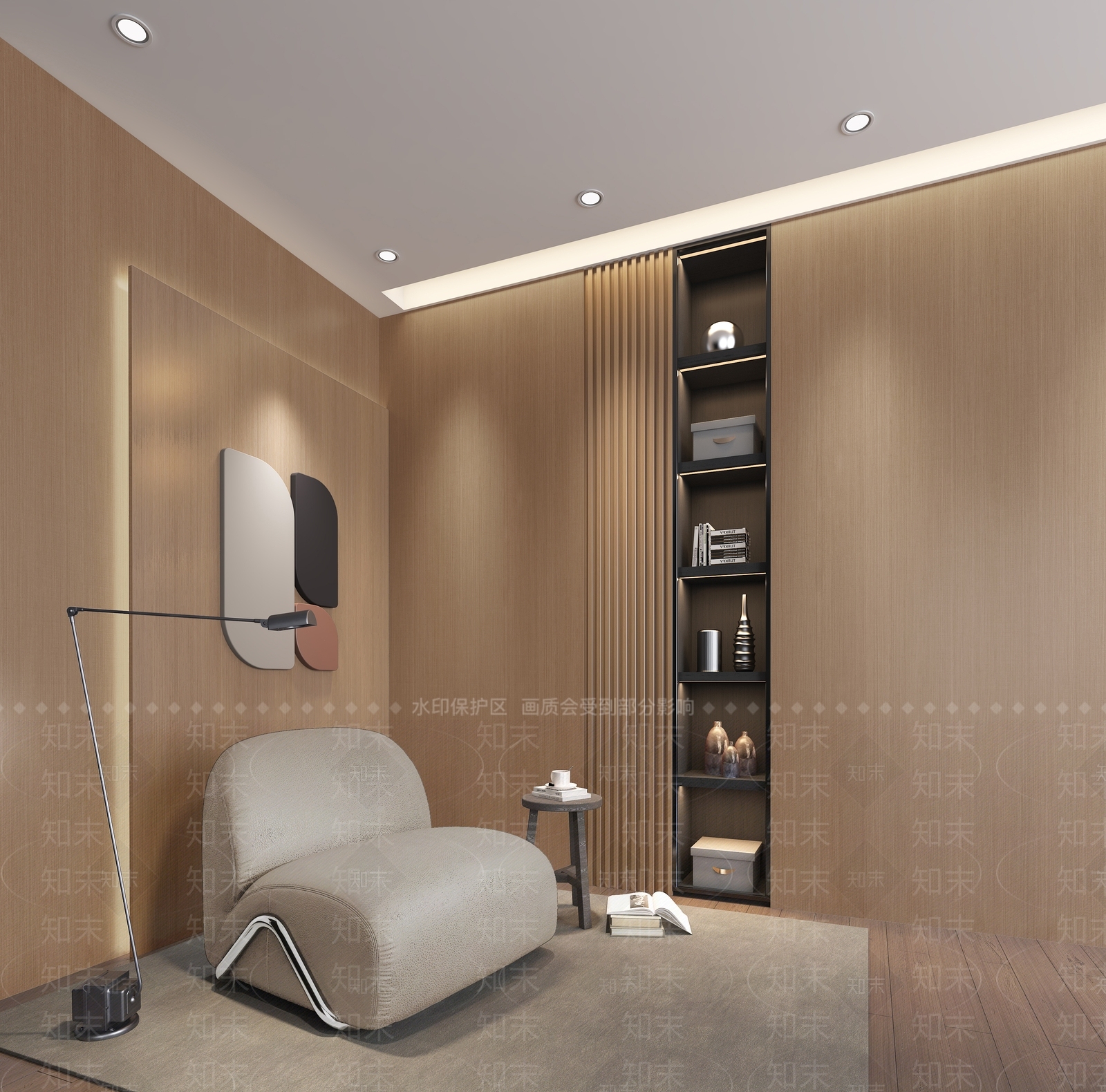 现代单人沙发3D模型下载【ID:1190719081】