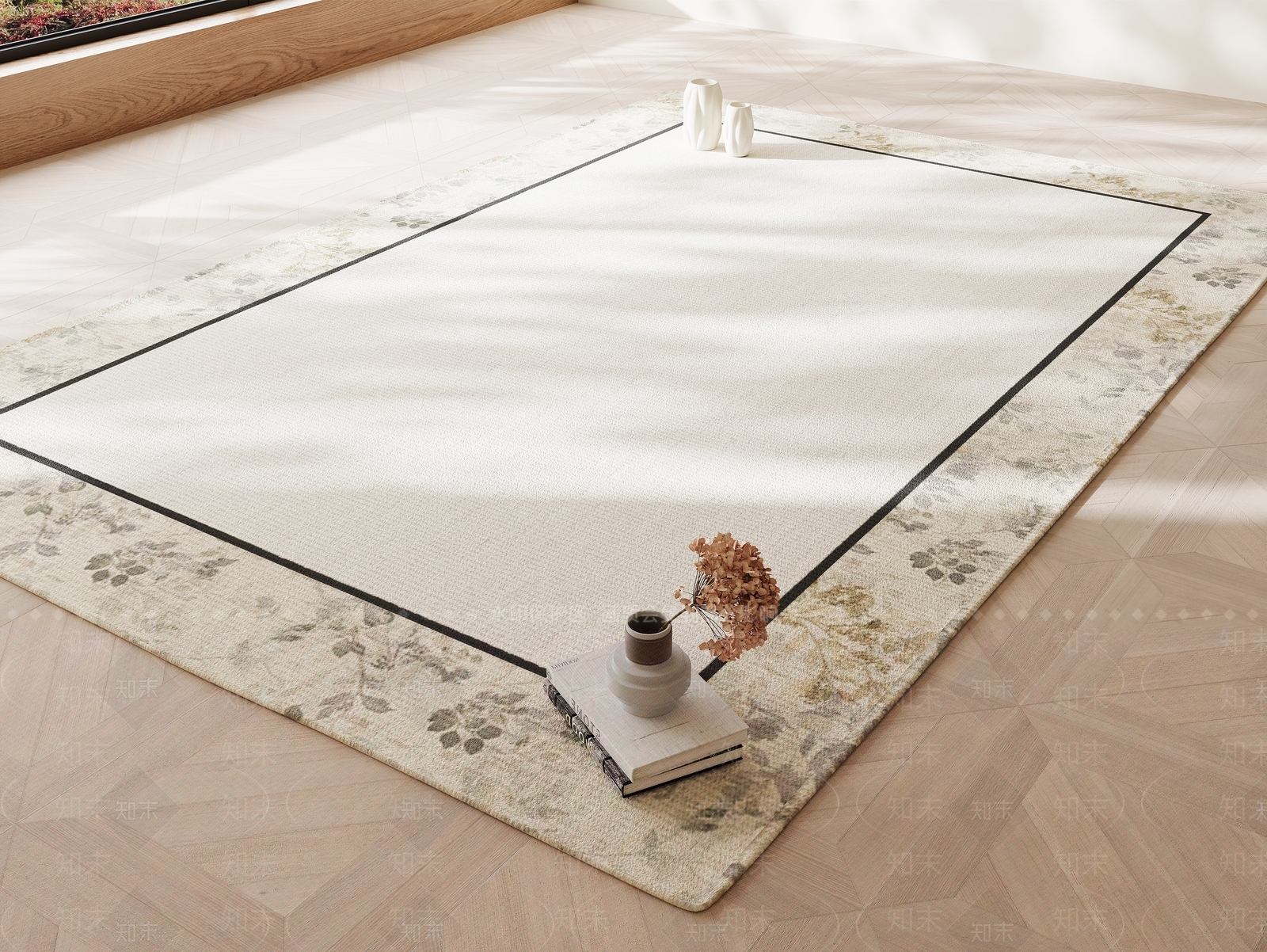 美式法式地毯3D模型下载【ID:1190720821】