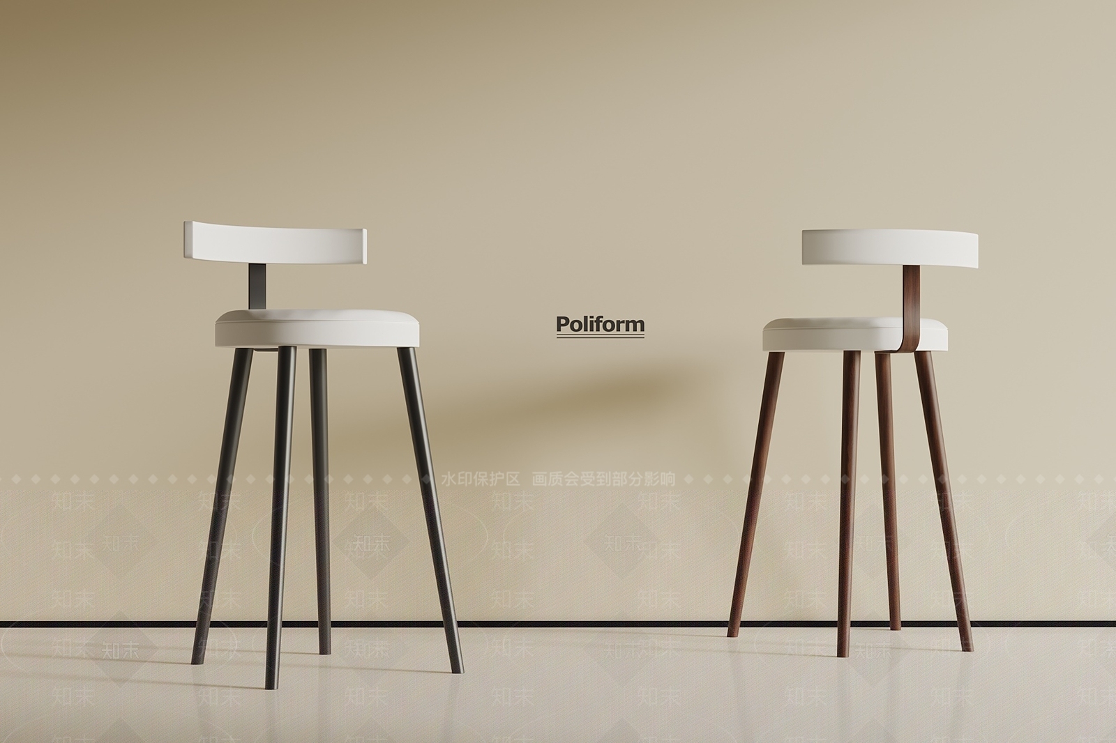 中古吧凳SU模型下载【ID:1190722030】