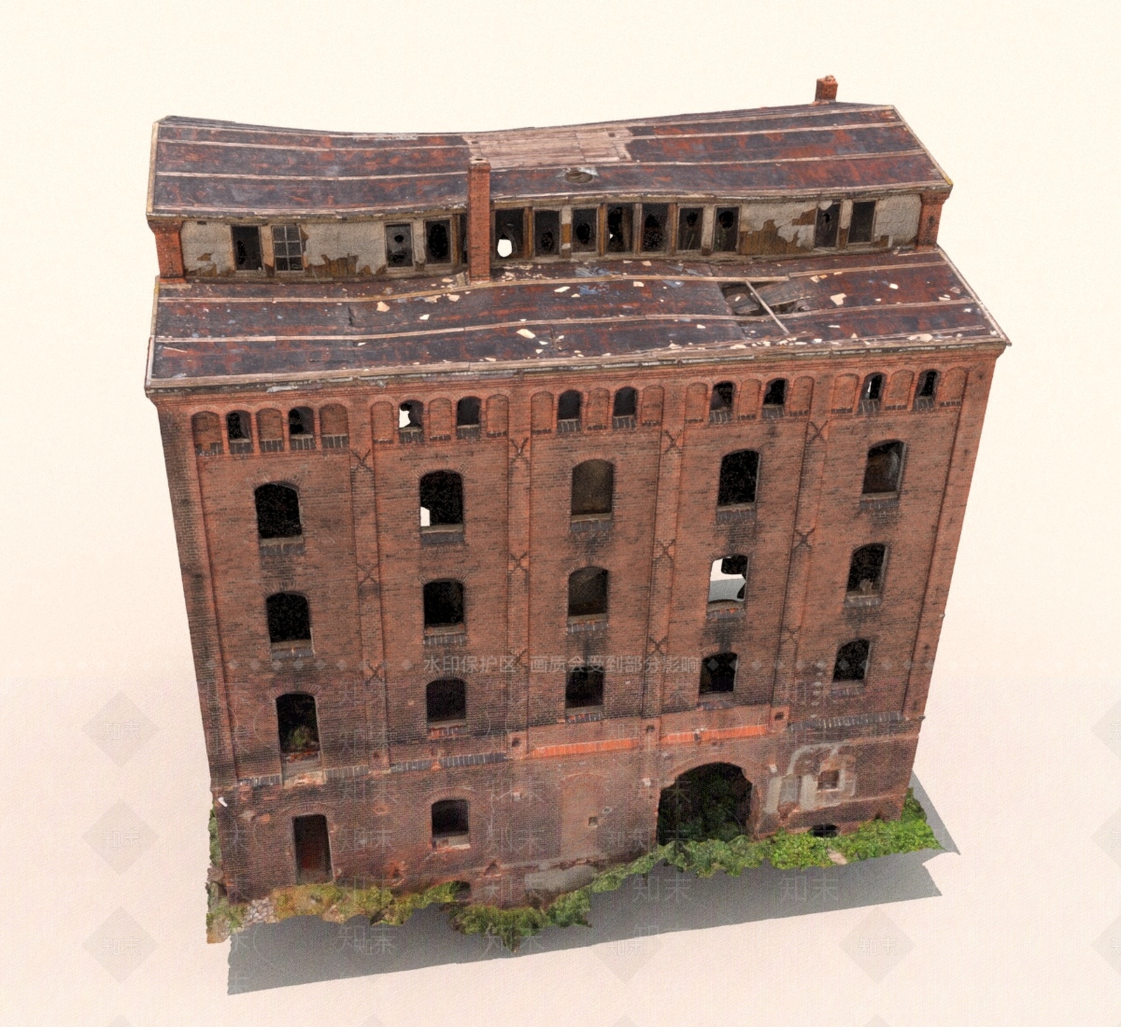 欧式艺术风格建筑3D模型下载【ID:1190726168】
