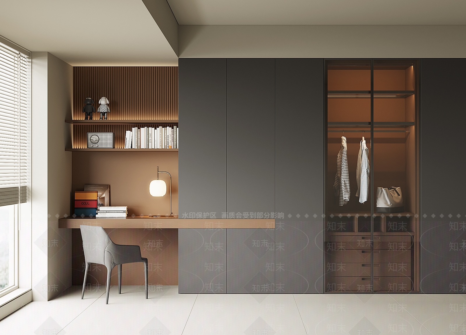 现代衣柜3D模型下载【ID:1190730285】