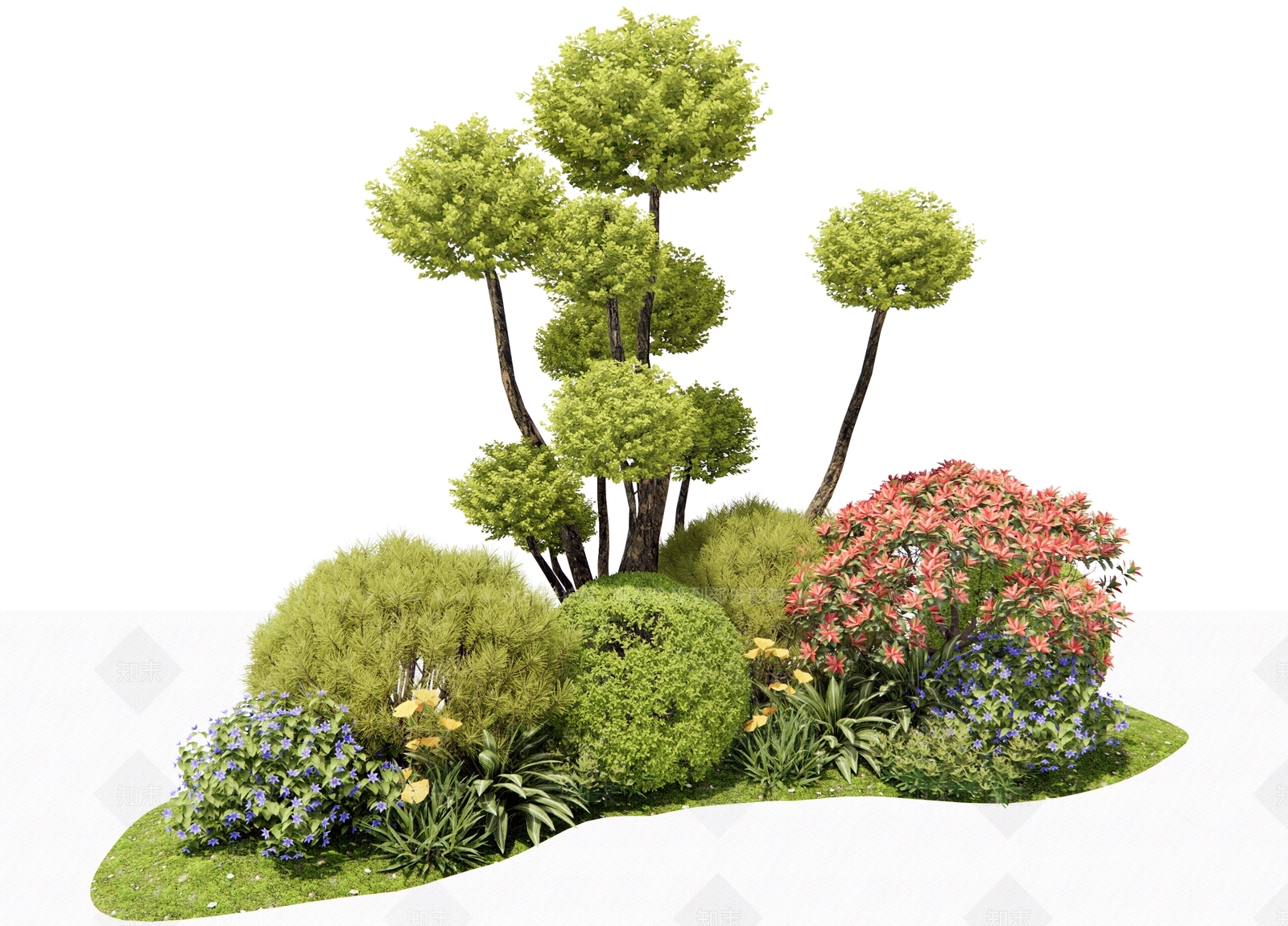 灌木3D模型下载【ID:1190733956】