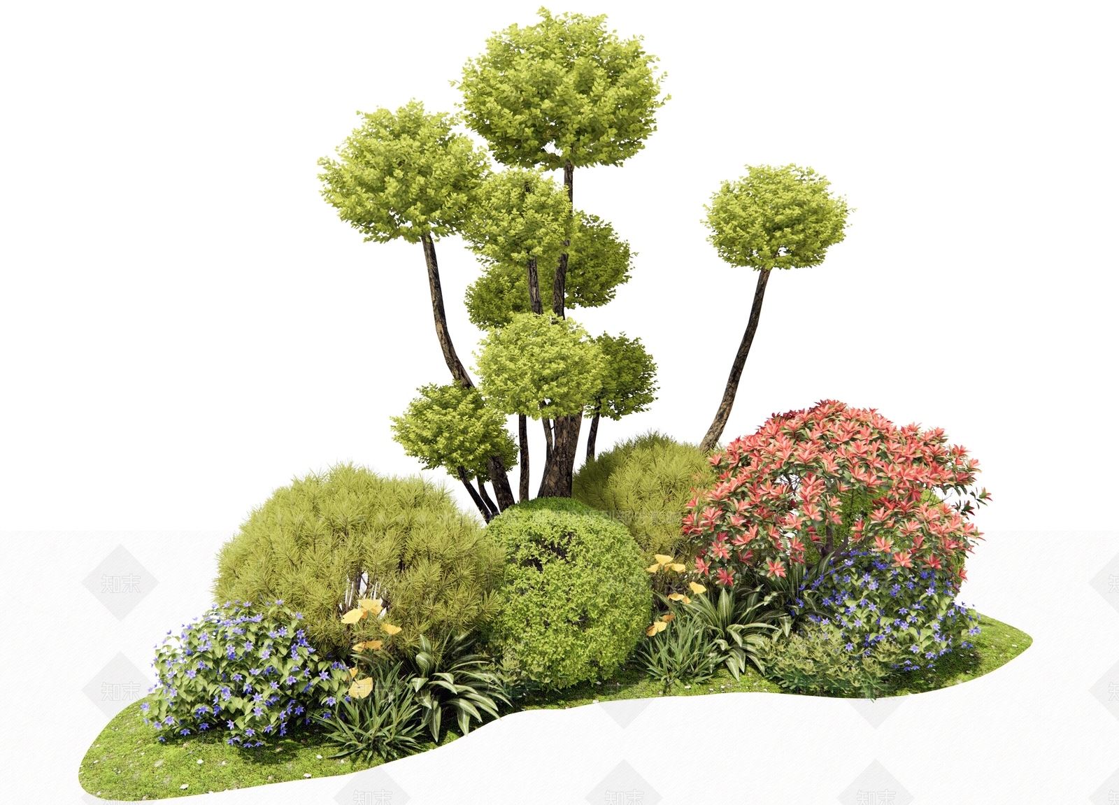 灌木SU模型下载【ID:1190734163】